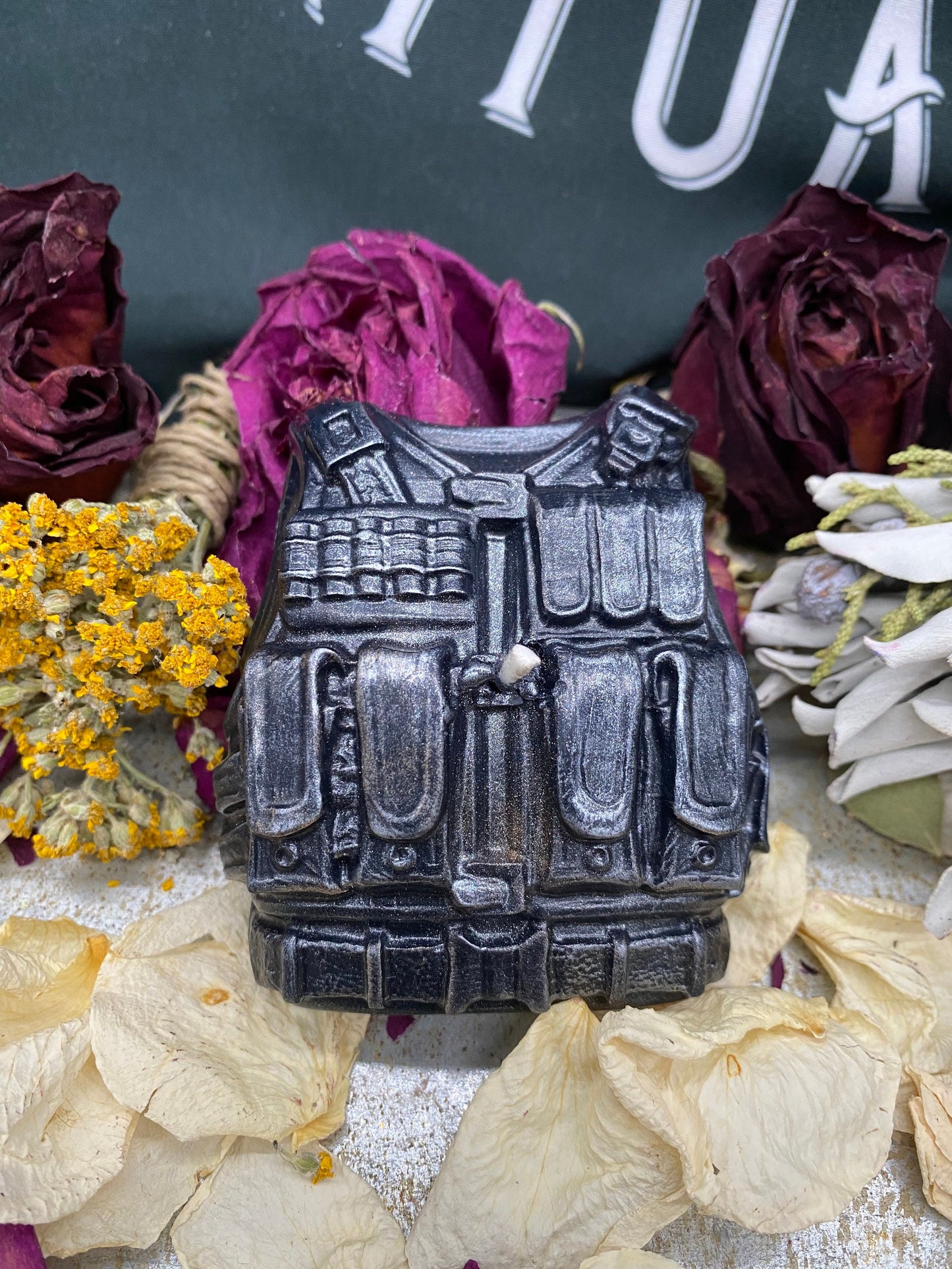 Bulletproof Vest Candle + Protection