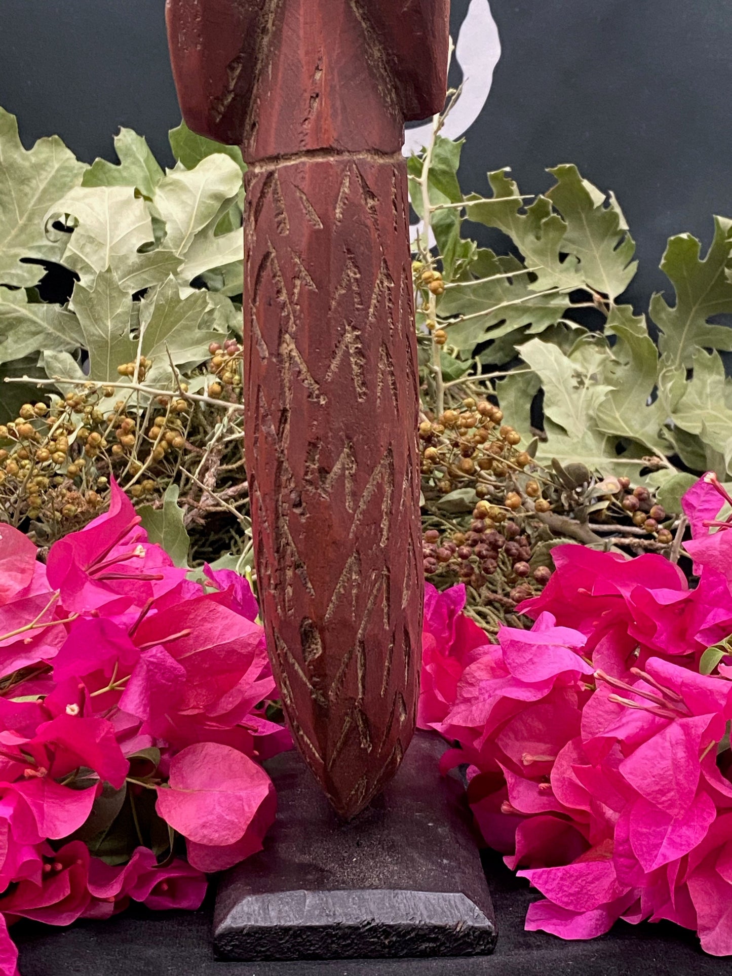 Beautiful Mami Wata Statue Traditionally Hand Carved by the Senufo of the Ivory Coast + 16”