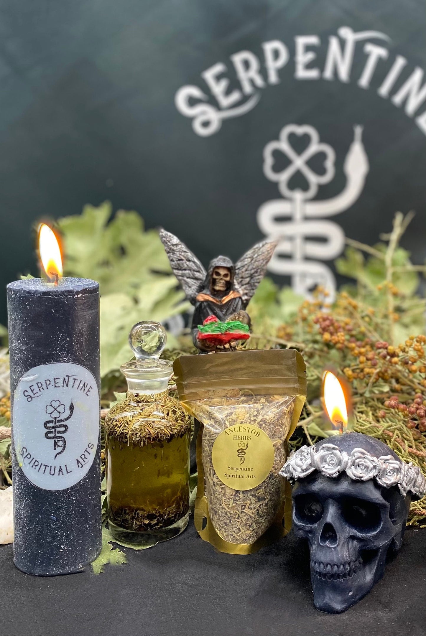 Ancestor Herbs + Herbs for the Dead + Espiritismo + Dia de los Muertos + Samhain + All Souls’ Day + Healing + Elevation + Communication