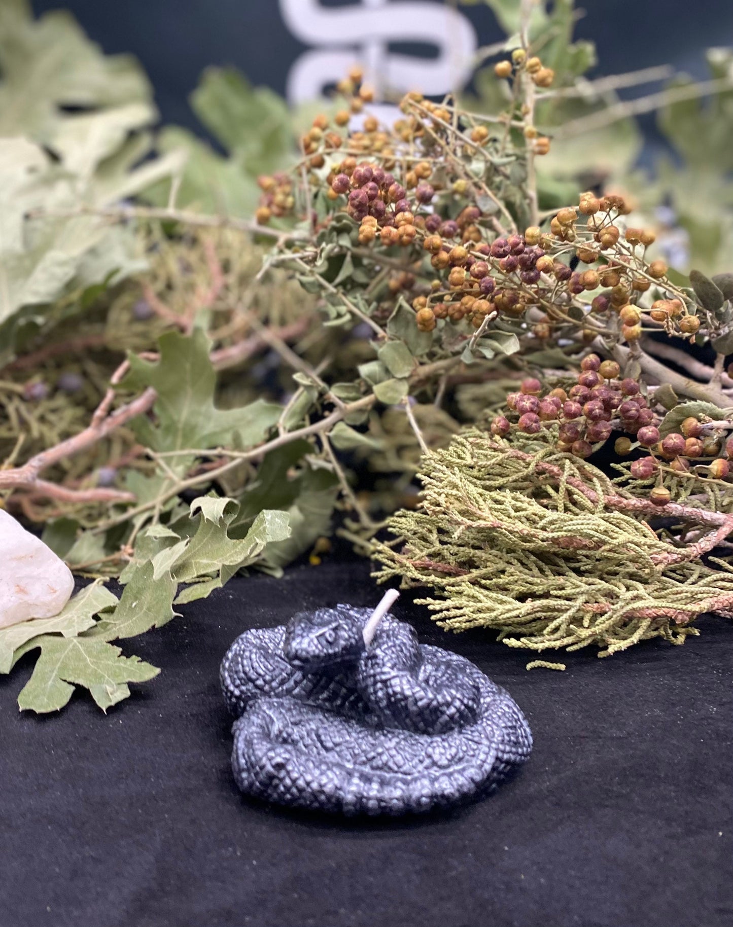 Snake Candle + Transformation + Filomena Lubana + Hecate + La Negra