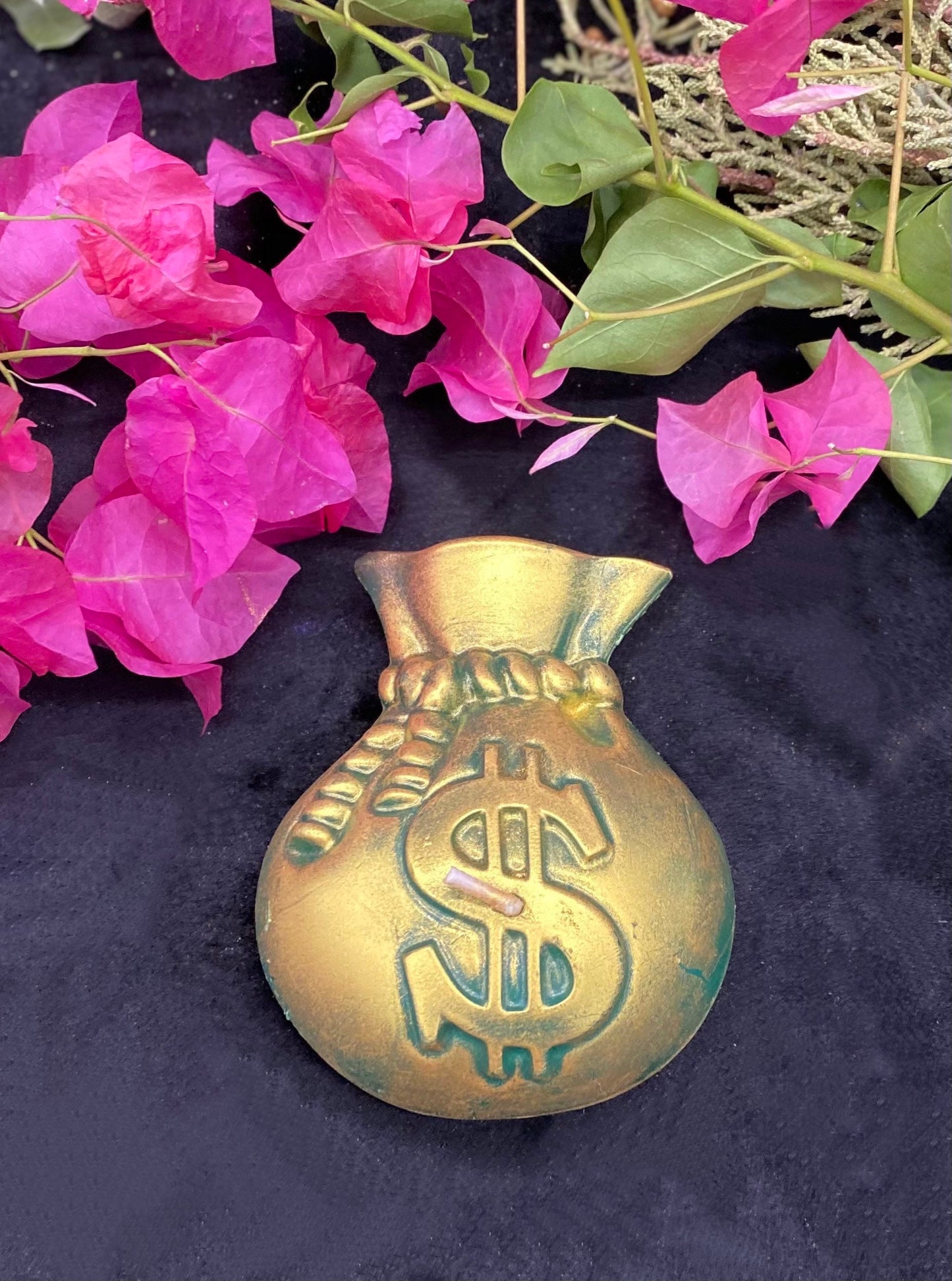 Money Bag Candle + Prosperity + Wealth