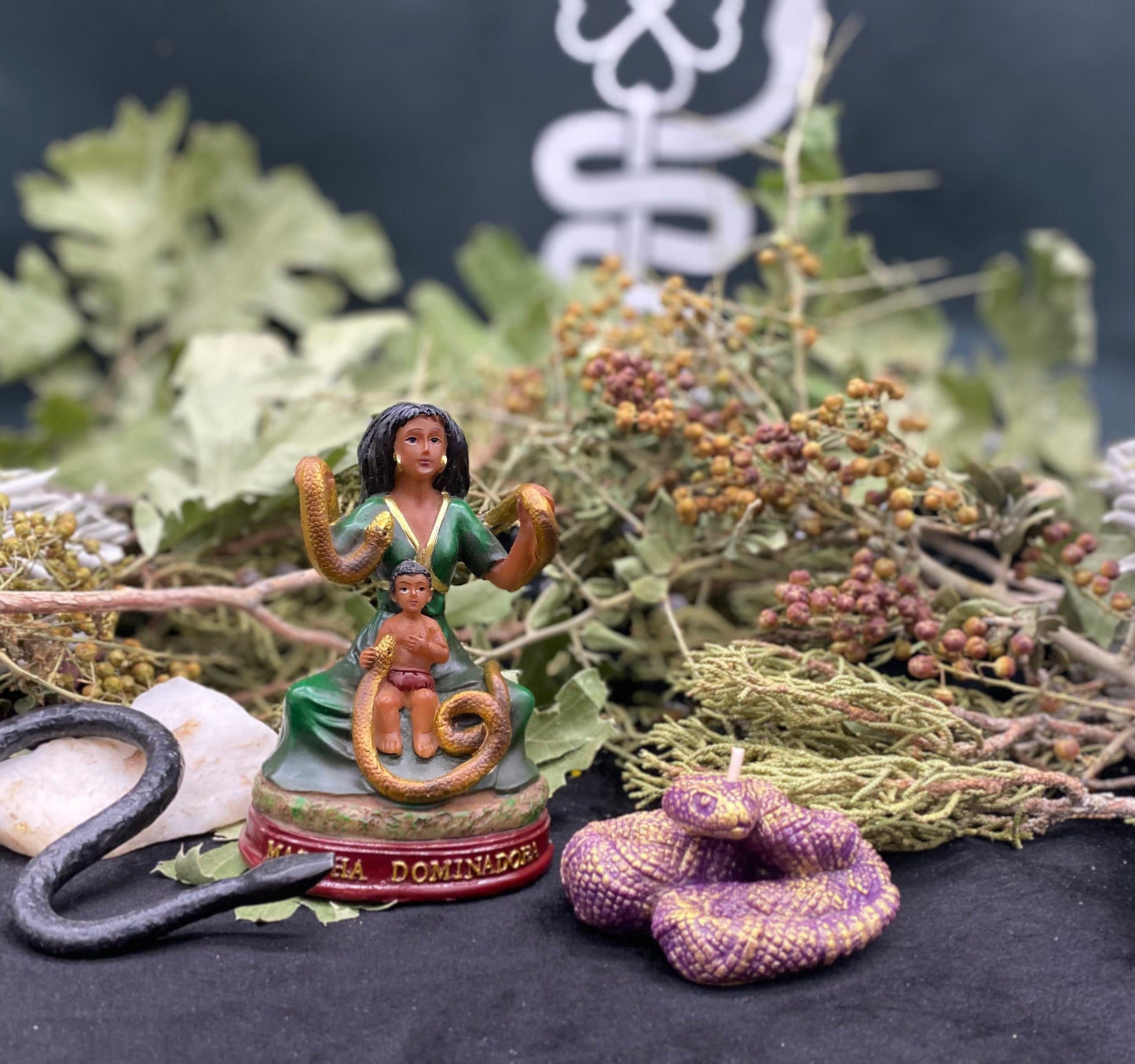 Snake Candle + Transformation + Filomena Lubana + Hecate + La Negra