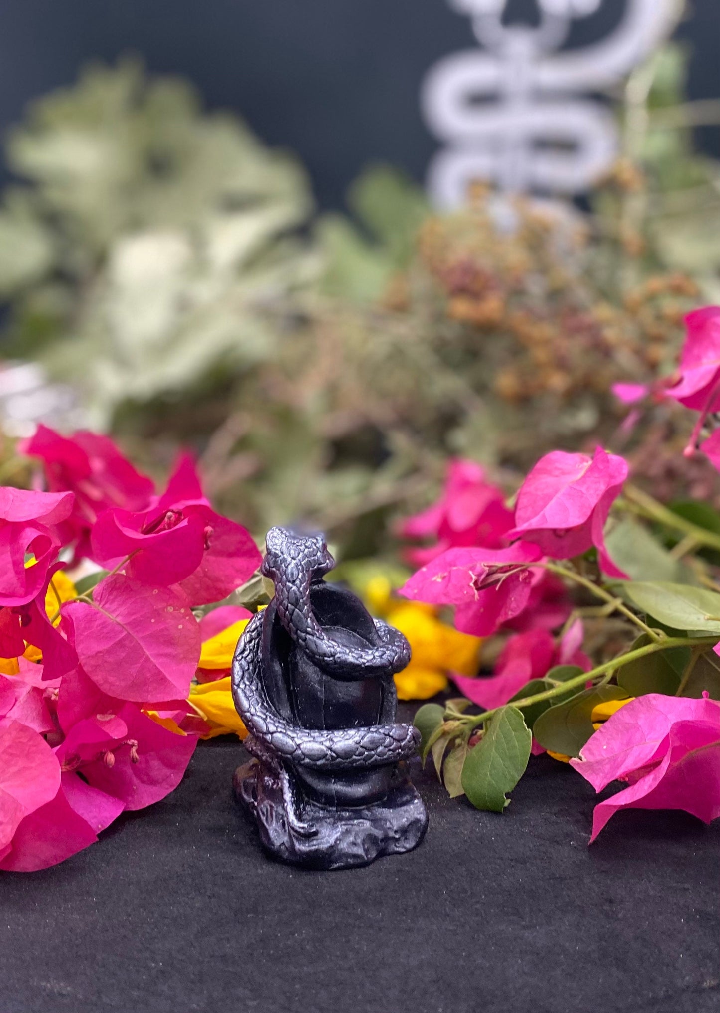 Snake & Genie Bottle Candle + Hex + Curse
