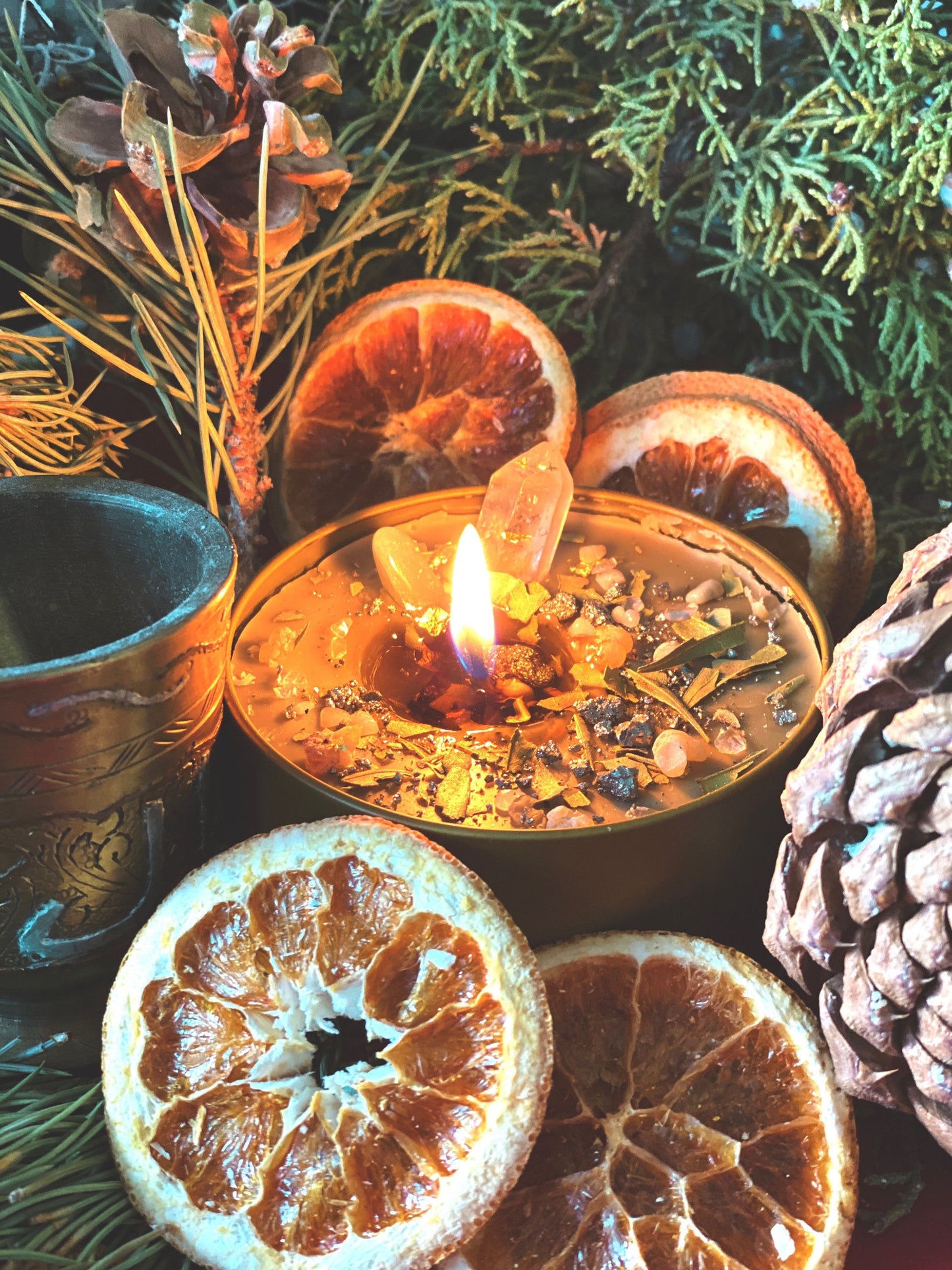 Bayberry Candle + Home Blessing + Prosperity + Luck + Reiki Charged + Naturally Scented + Soft Aroma
