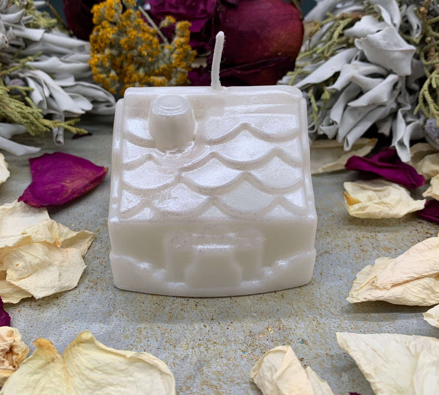 House Candle for Peaceful Home + Blessing