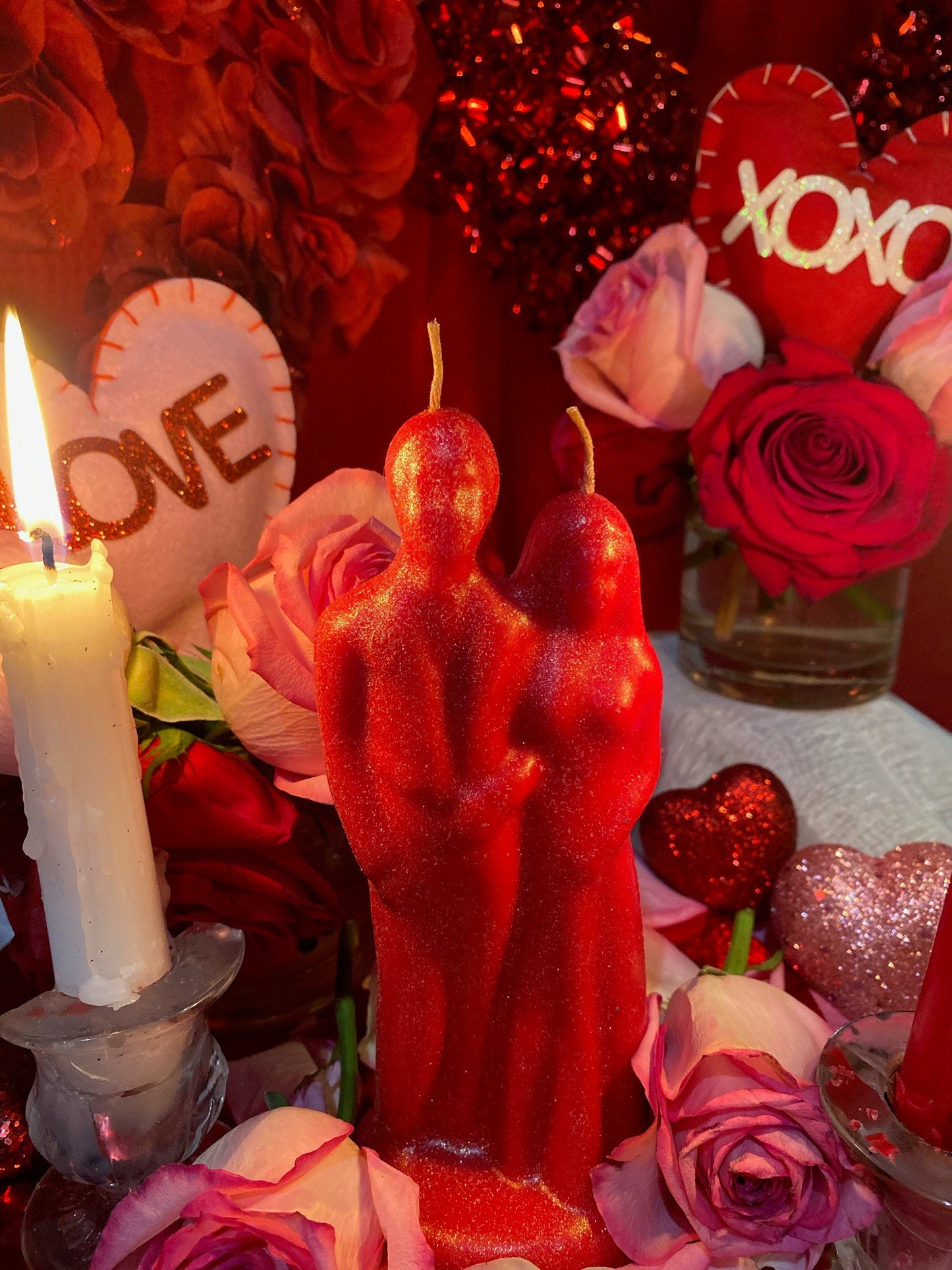 Bride & Groom + Engagement + Love + Marriage + Soulmates + Friendship Candle