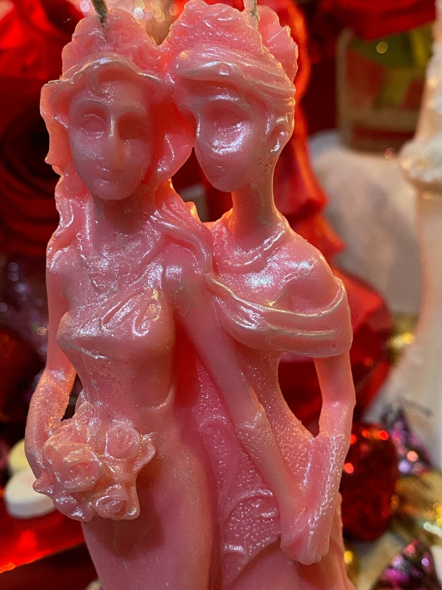 Lesbian Love Candle + Wives + Marriage + Brides + Friendship