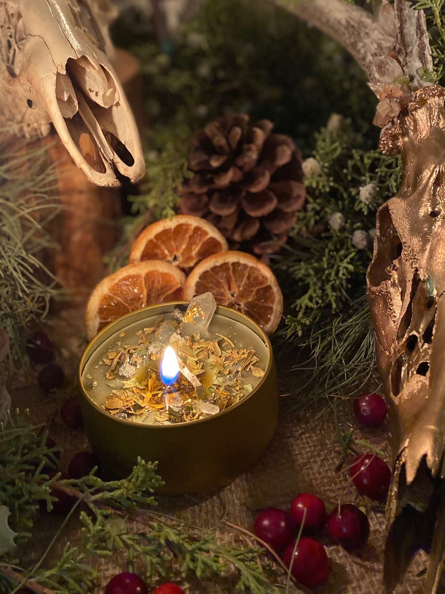 Bayberry Candle + Home Blessing + Prosperity + Luck + Reiki Charged + Naturally Scented + Soft Aroma