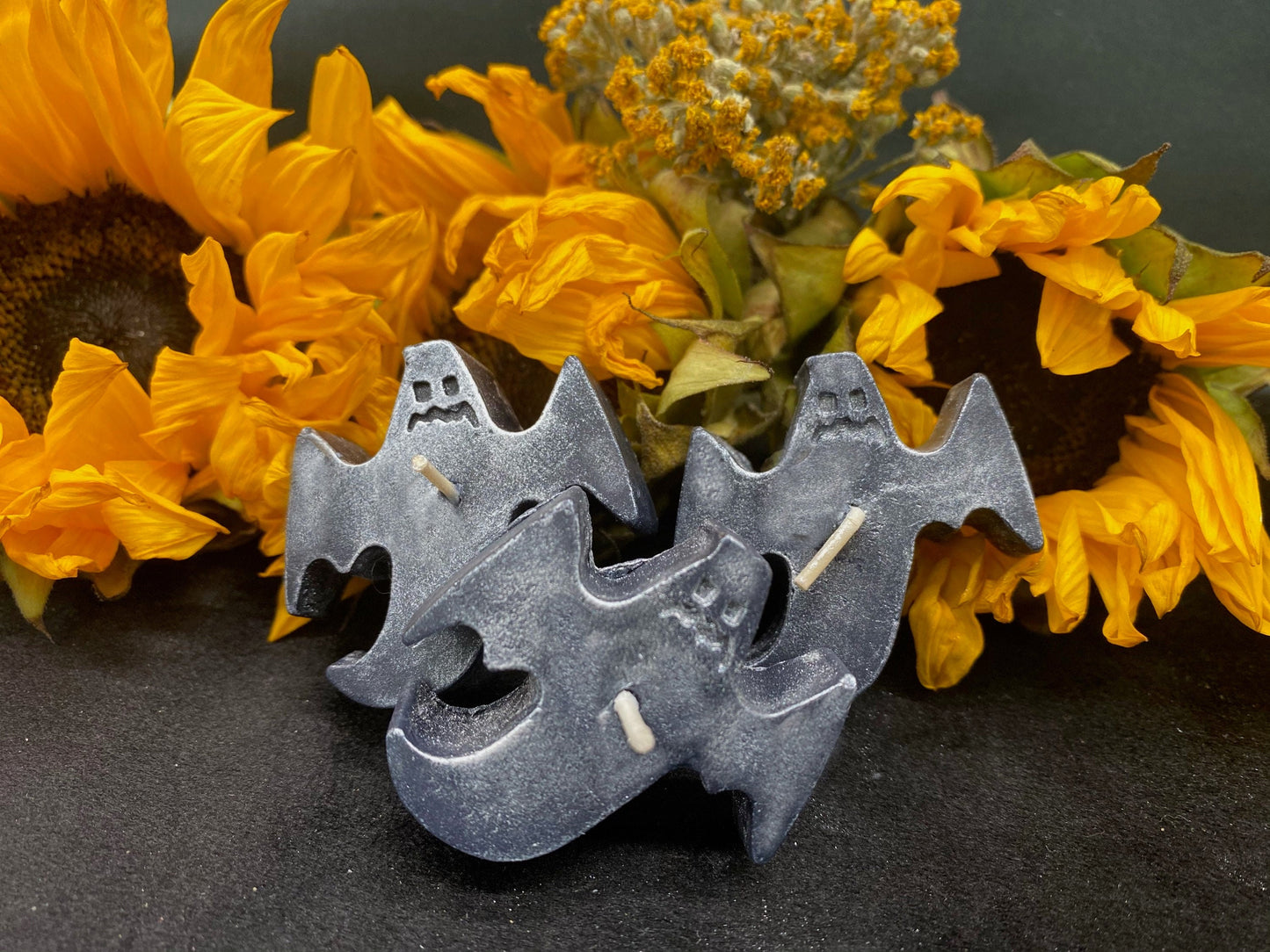 Ghost Tealight Candles + Gift Box + Haint + Spook + Samhain + Halloween
