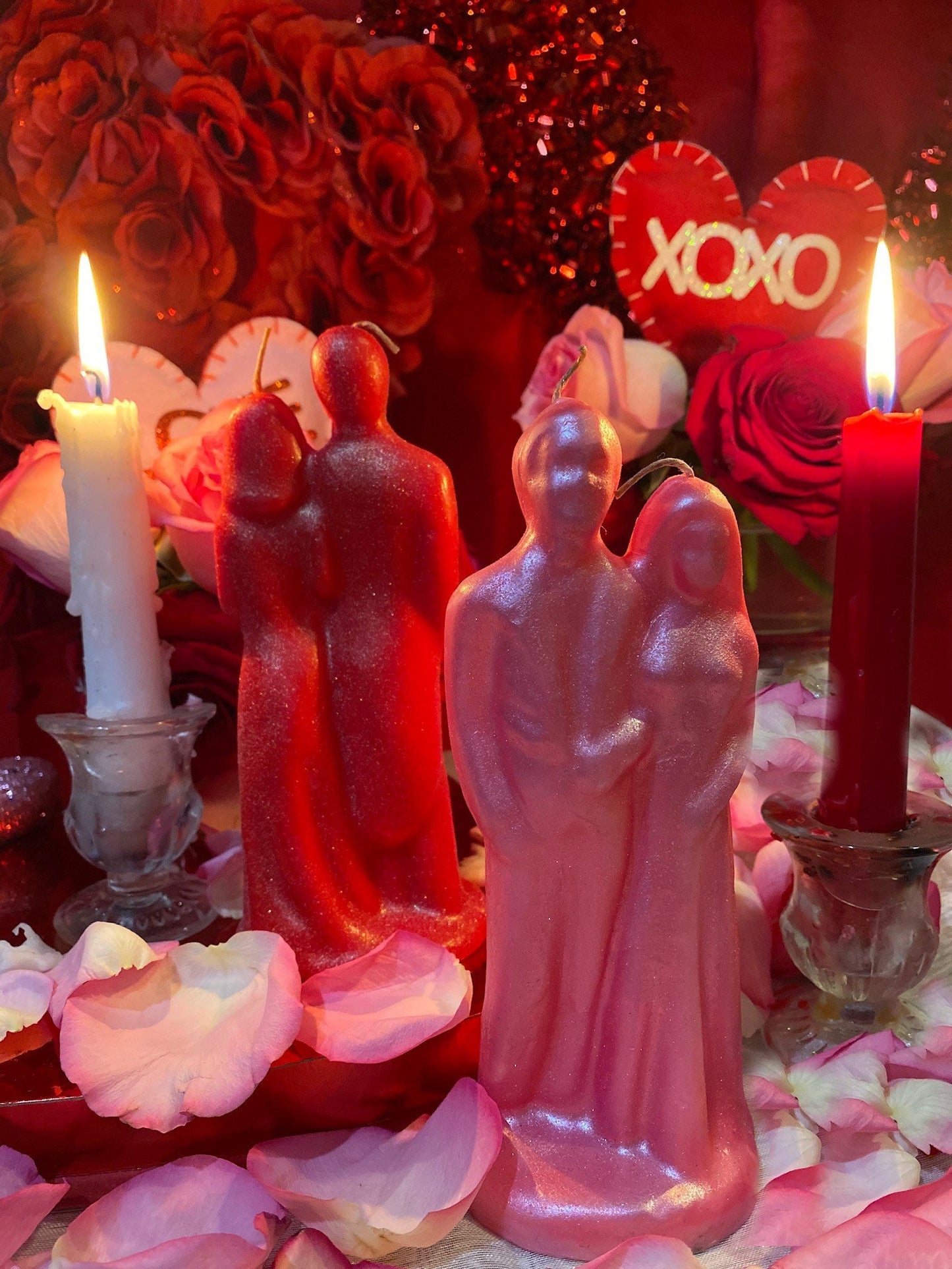 Bride & Groom + Engagement + Love + Marriage + Soulmates + Friendship Candle