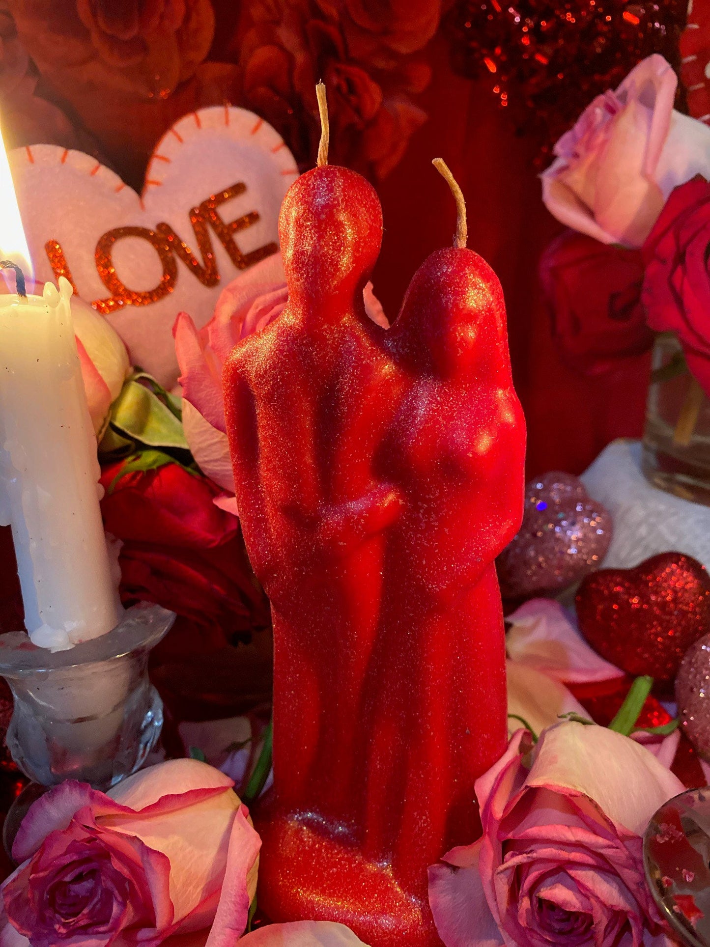 Bride & Groom + Engagement + Love + Marriage + Soulmates + Friendship Candle