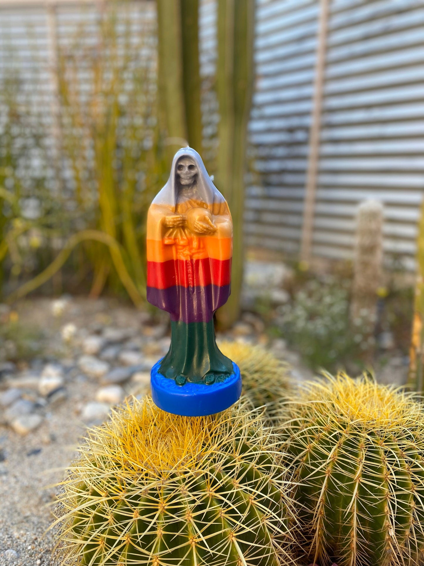 Santa Muerte Siete Colores Candle