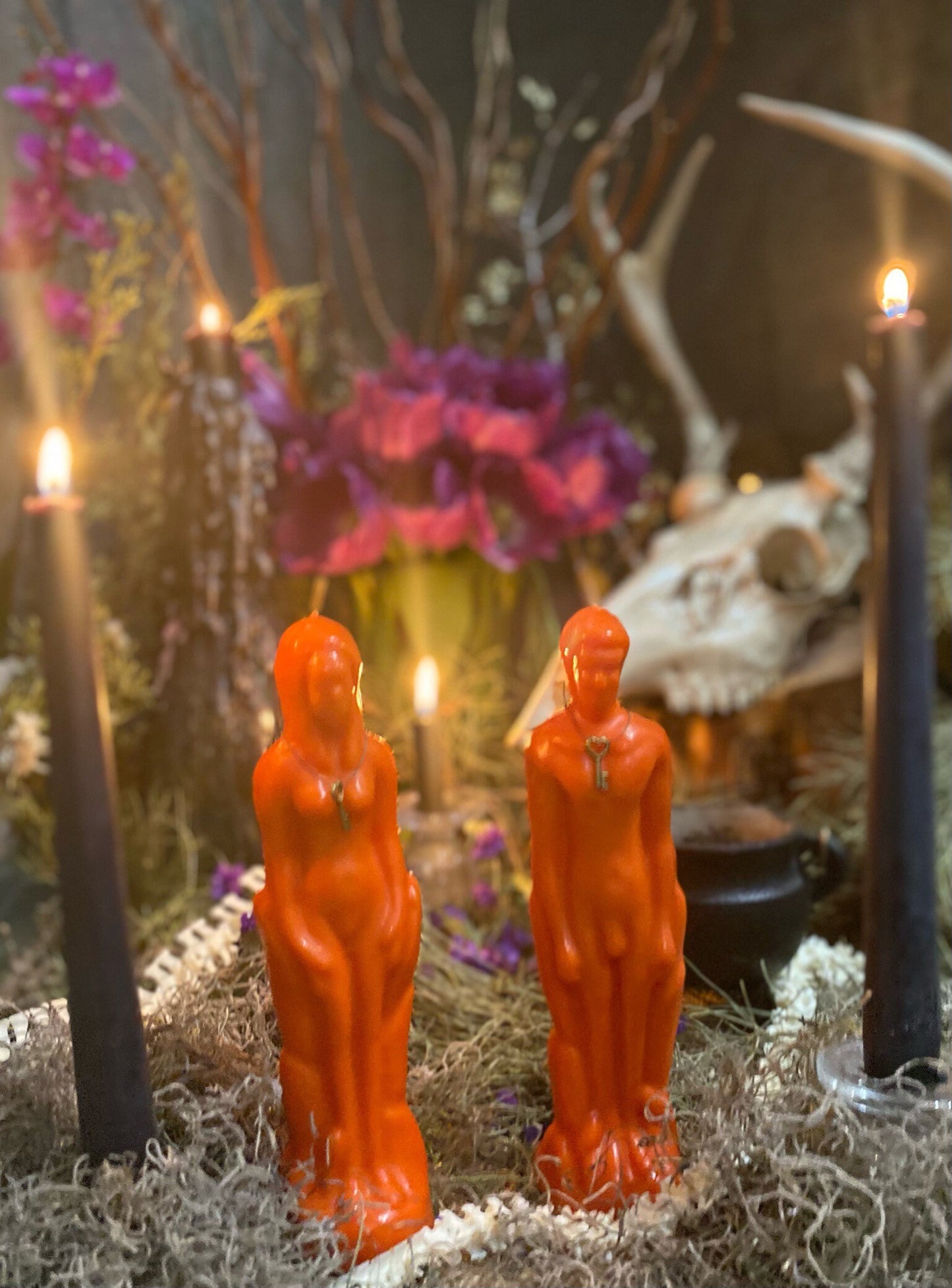 Male & Female Figure Candles
