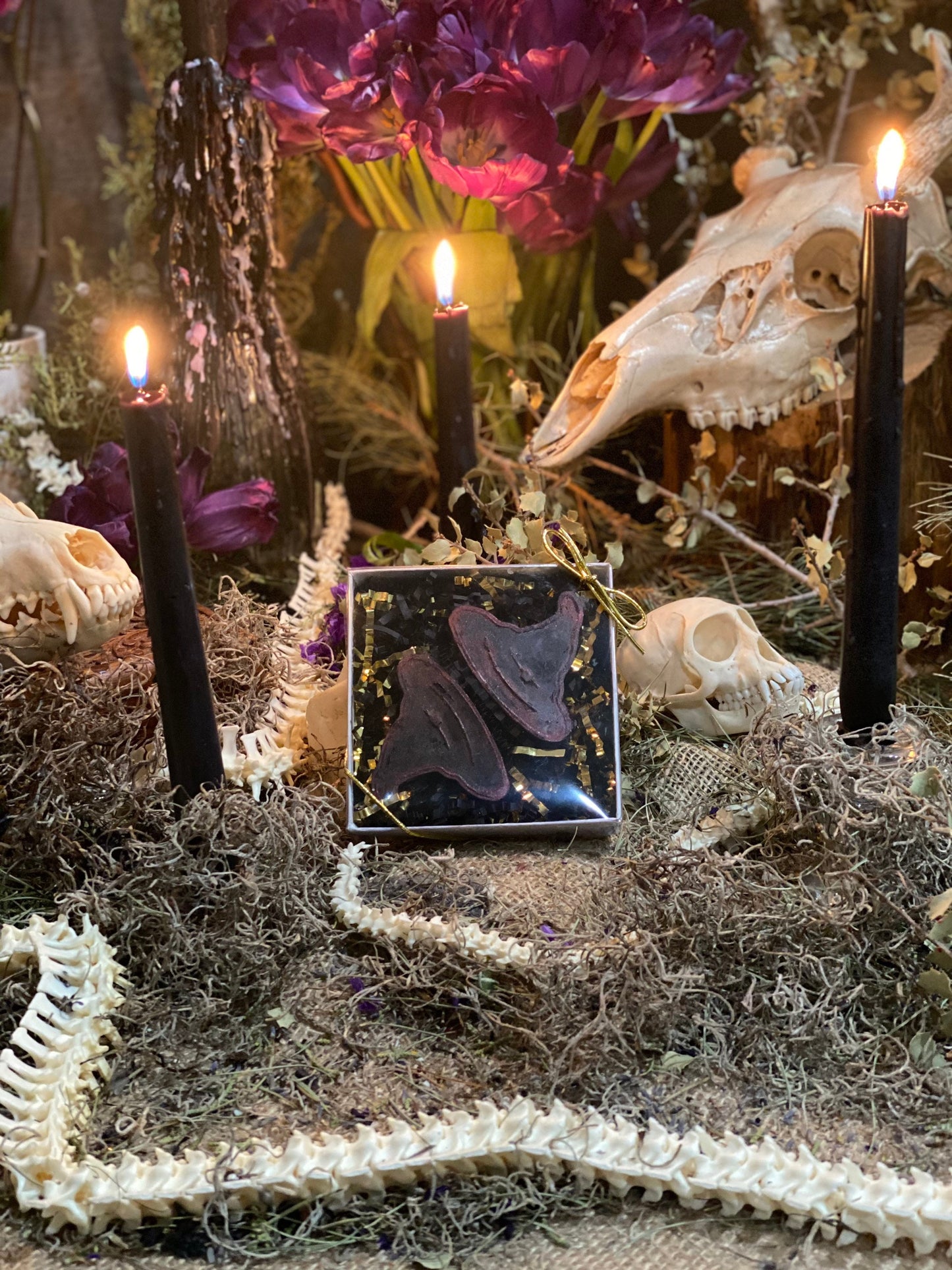 Witch Hat Tealight Candles + Gift Box