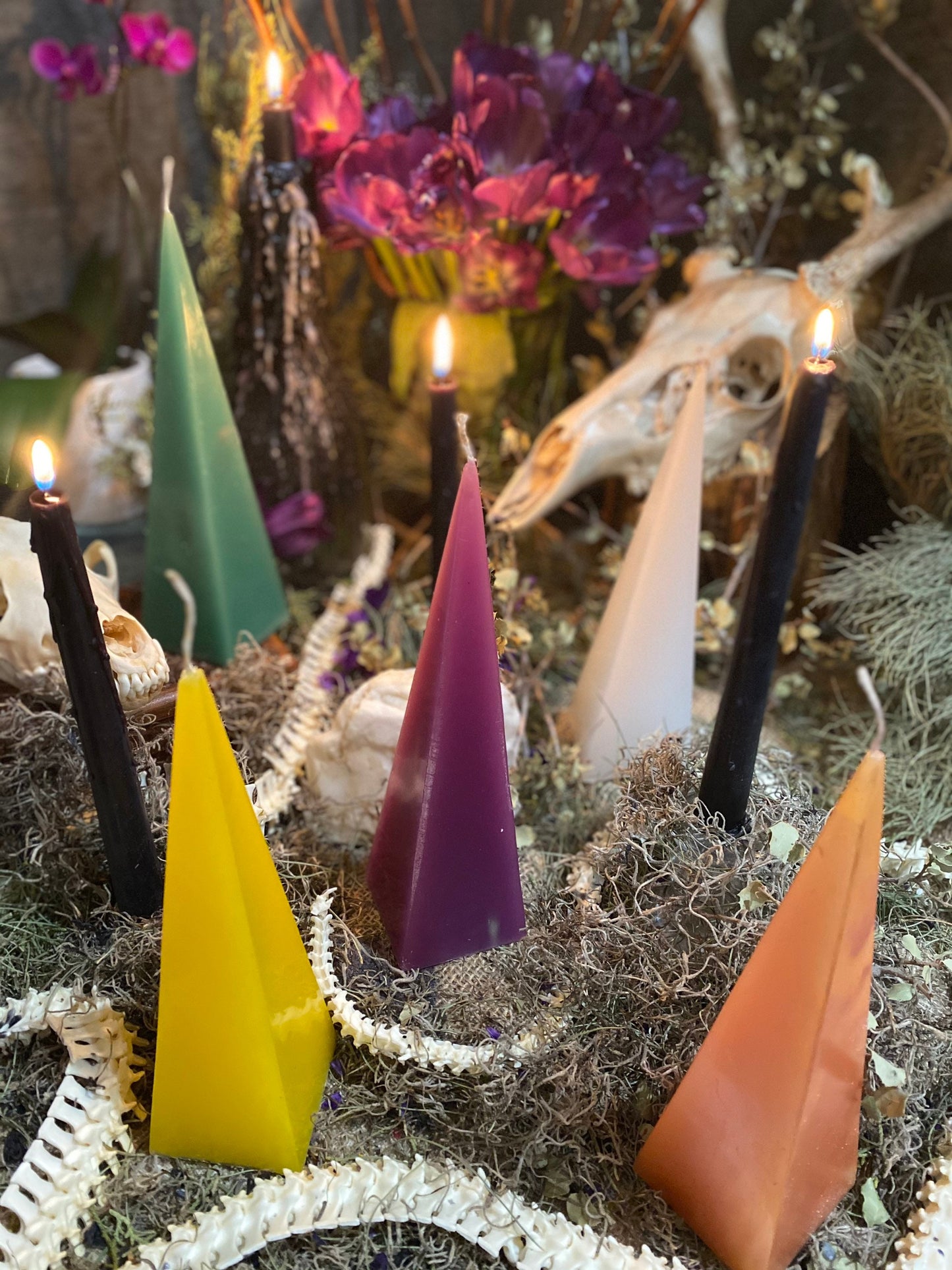 Pyramid Figure Candle