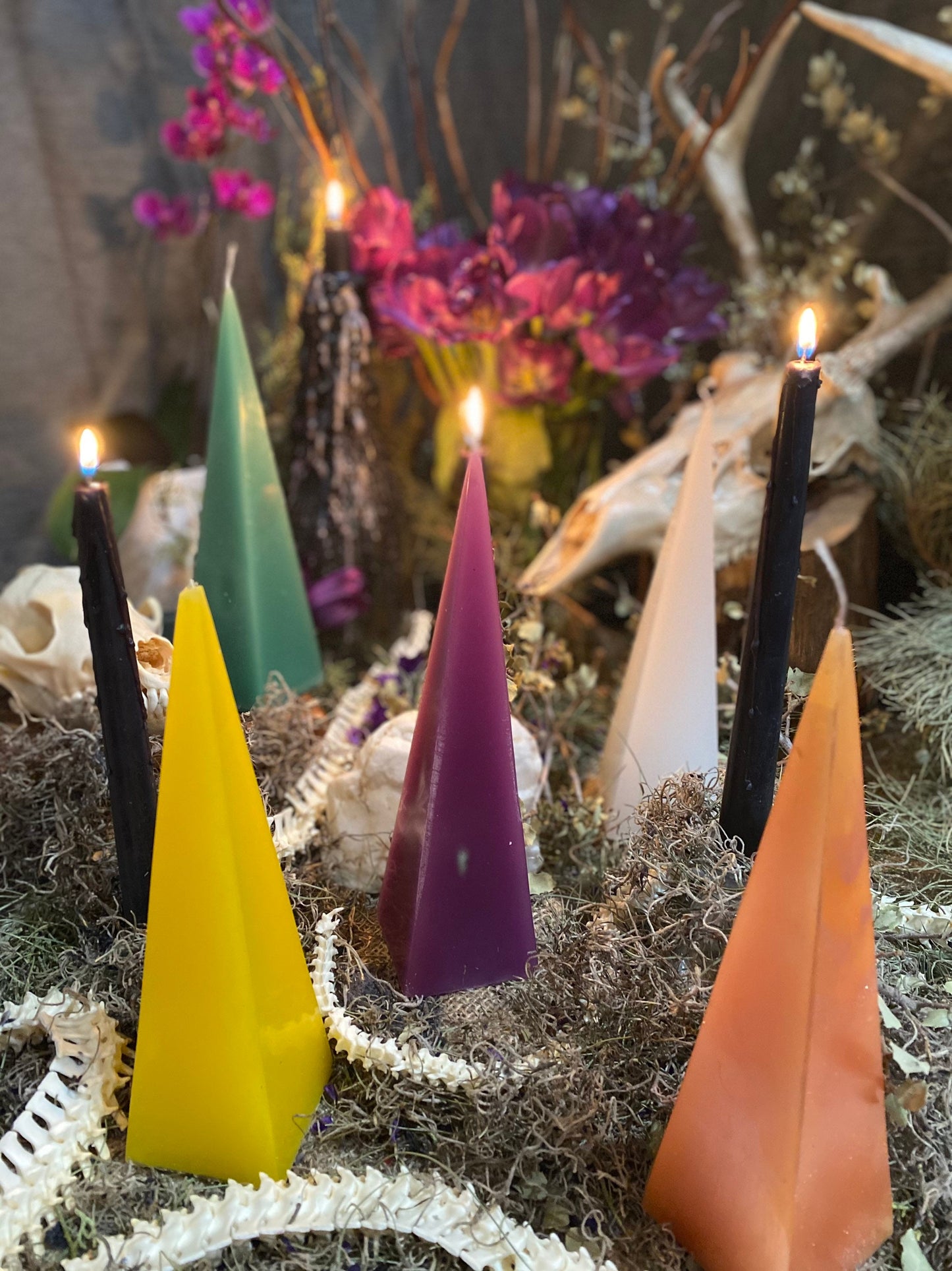 Pyramid Figure Candle