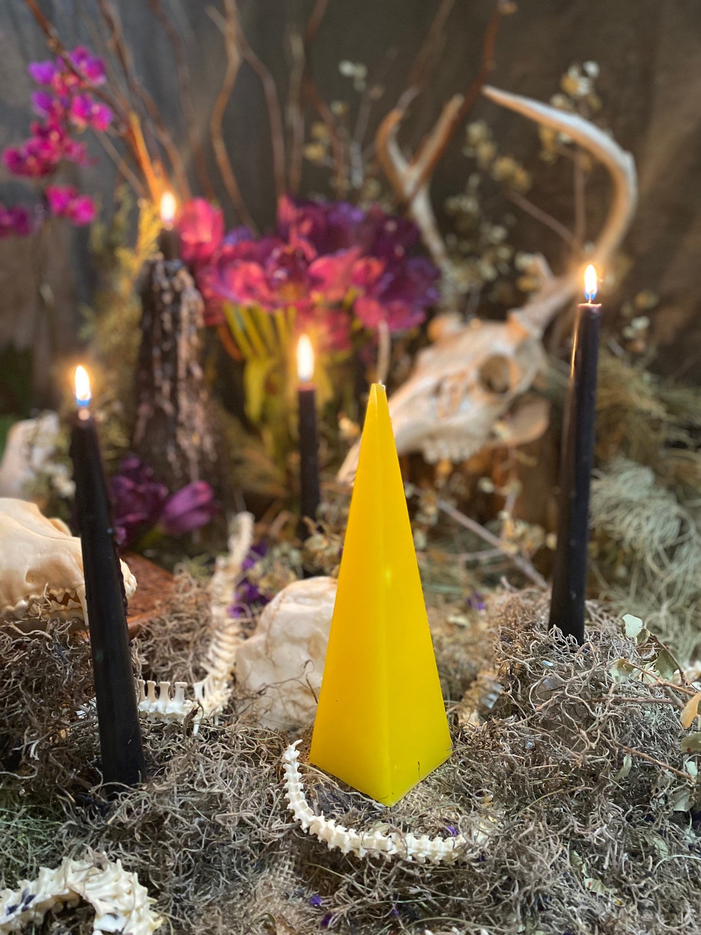 Pyramid Figure Candle