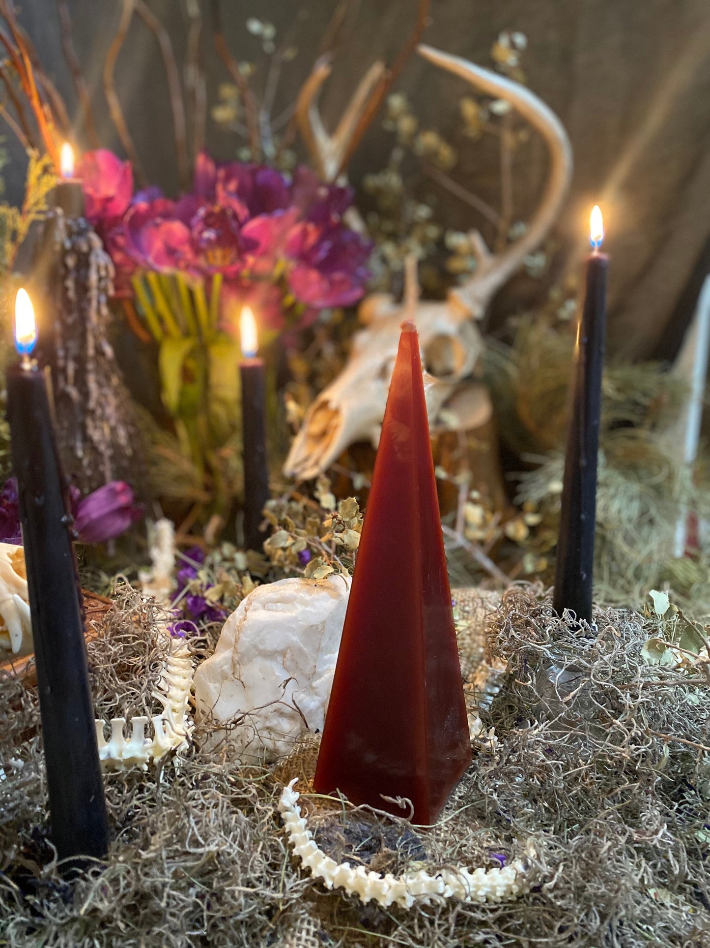 Pyramid Figure Candle