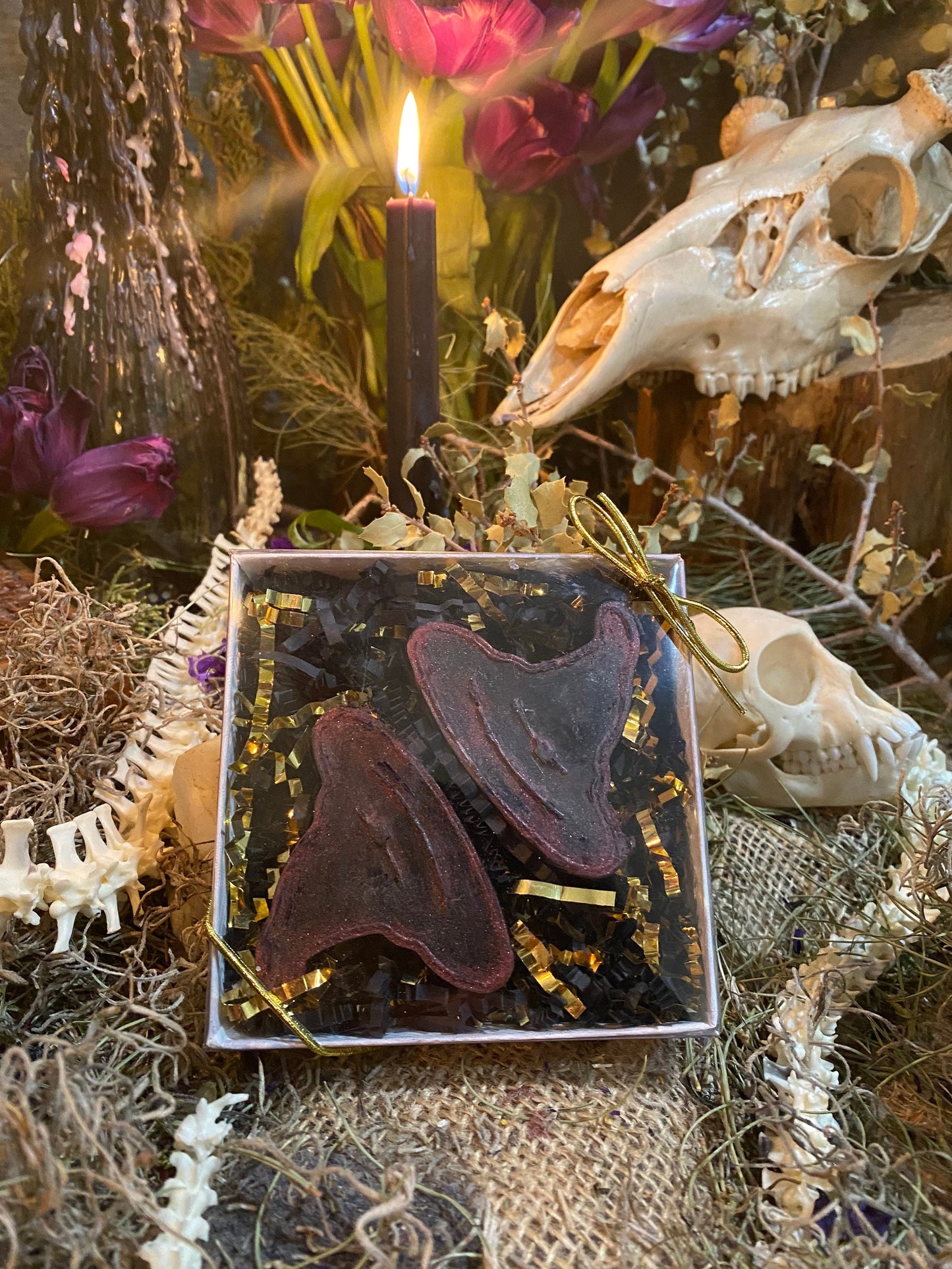 Witch Hat Tealight Candles + Gift Box