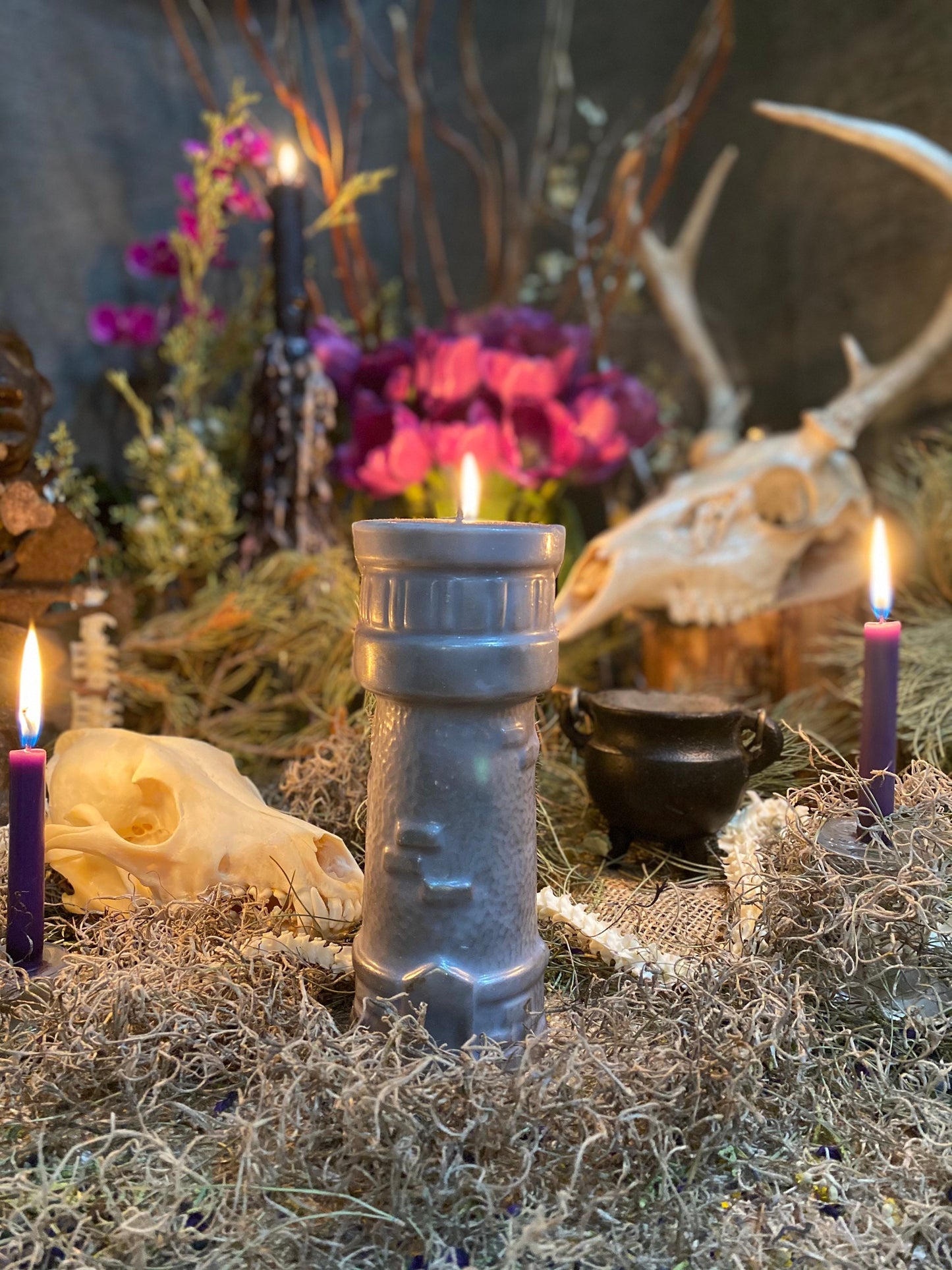 Tower Figure Candle + Tarot + Destruction + Overcome Enemies + Destroy Evil