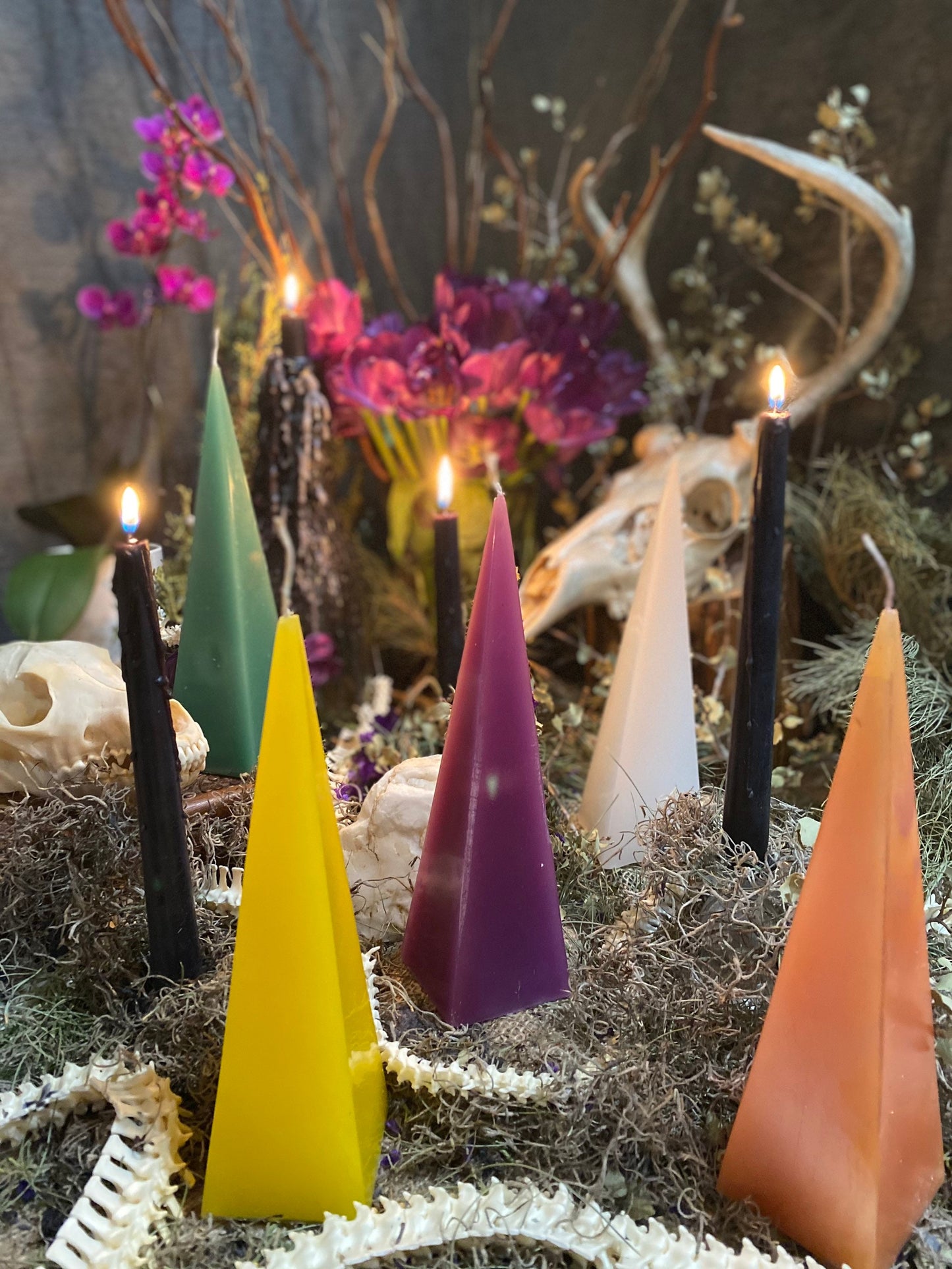 Pyramid Figure Candle