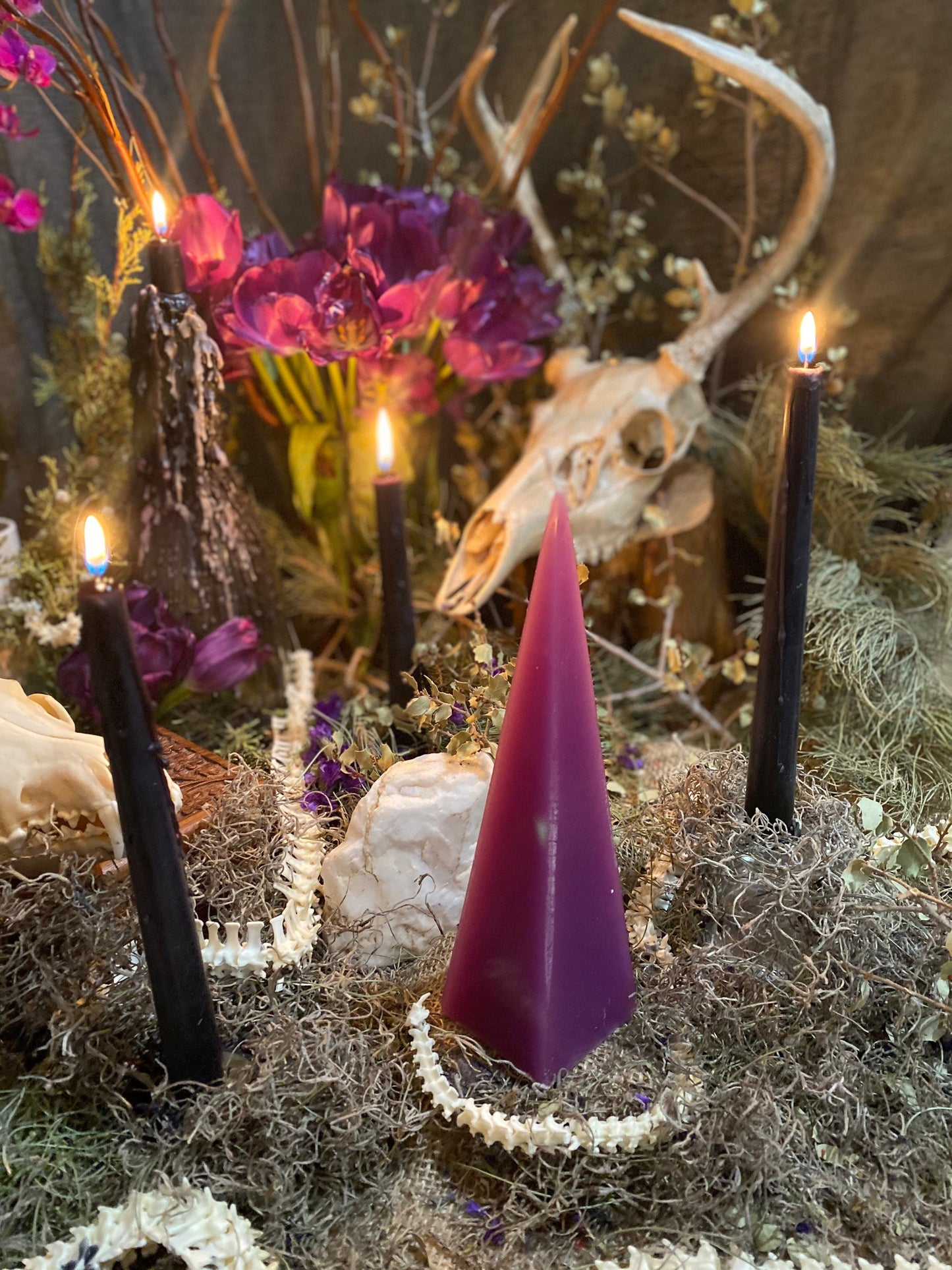 Pyramid Figure Candle