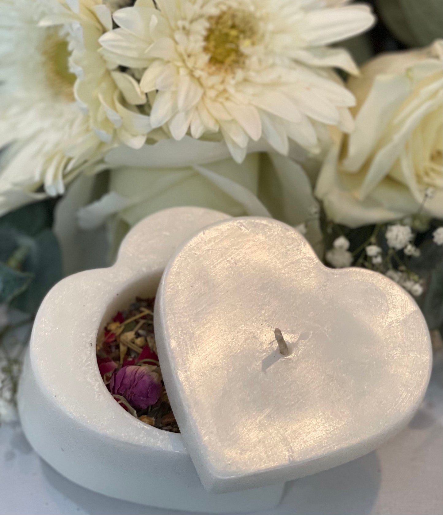 Loadable Heart Candle for Love and Friendship