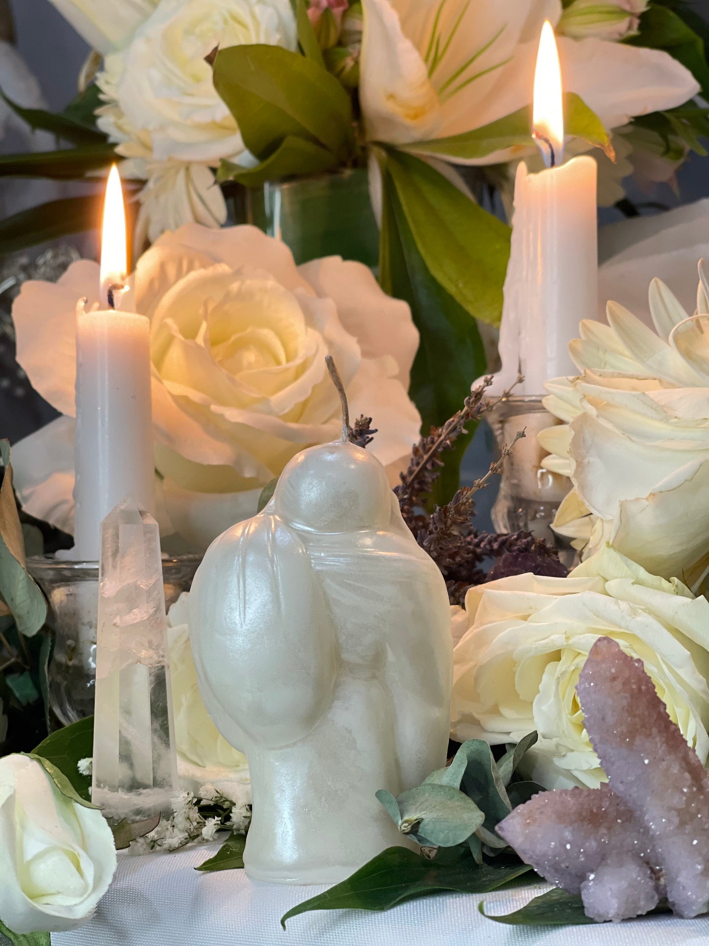 Lucky Buddha Candle + Prosperity + Spirituality + Money