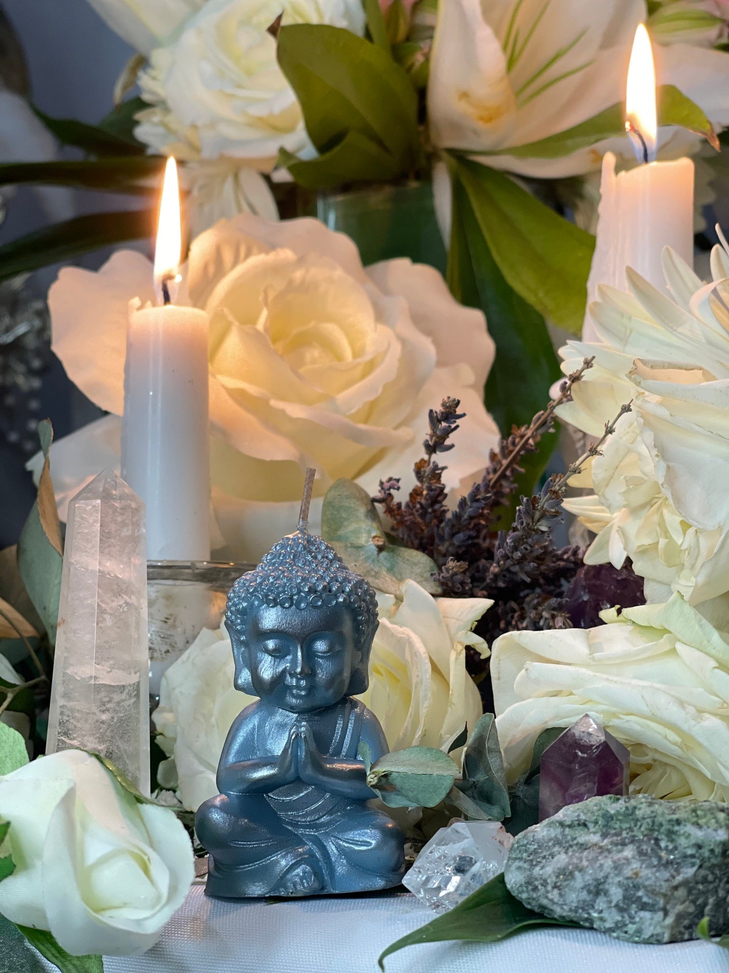 Buddha Candle + Prosperity + Spirituality