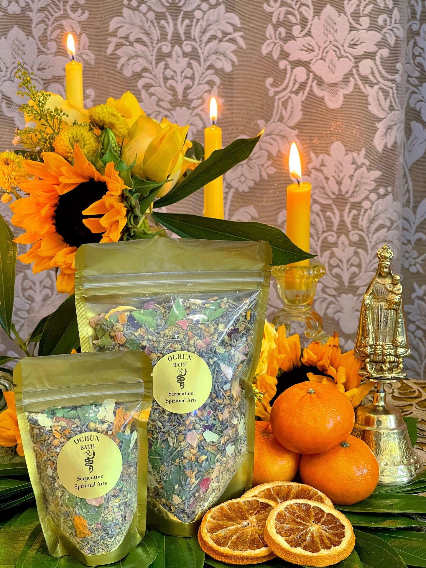 Oshun Herbal Bath + African Spirit of Love & Prosperity + Orisha + Santeria + Ifa