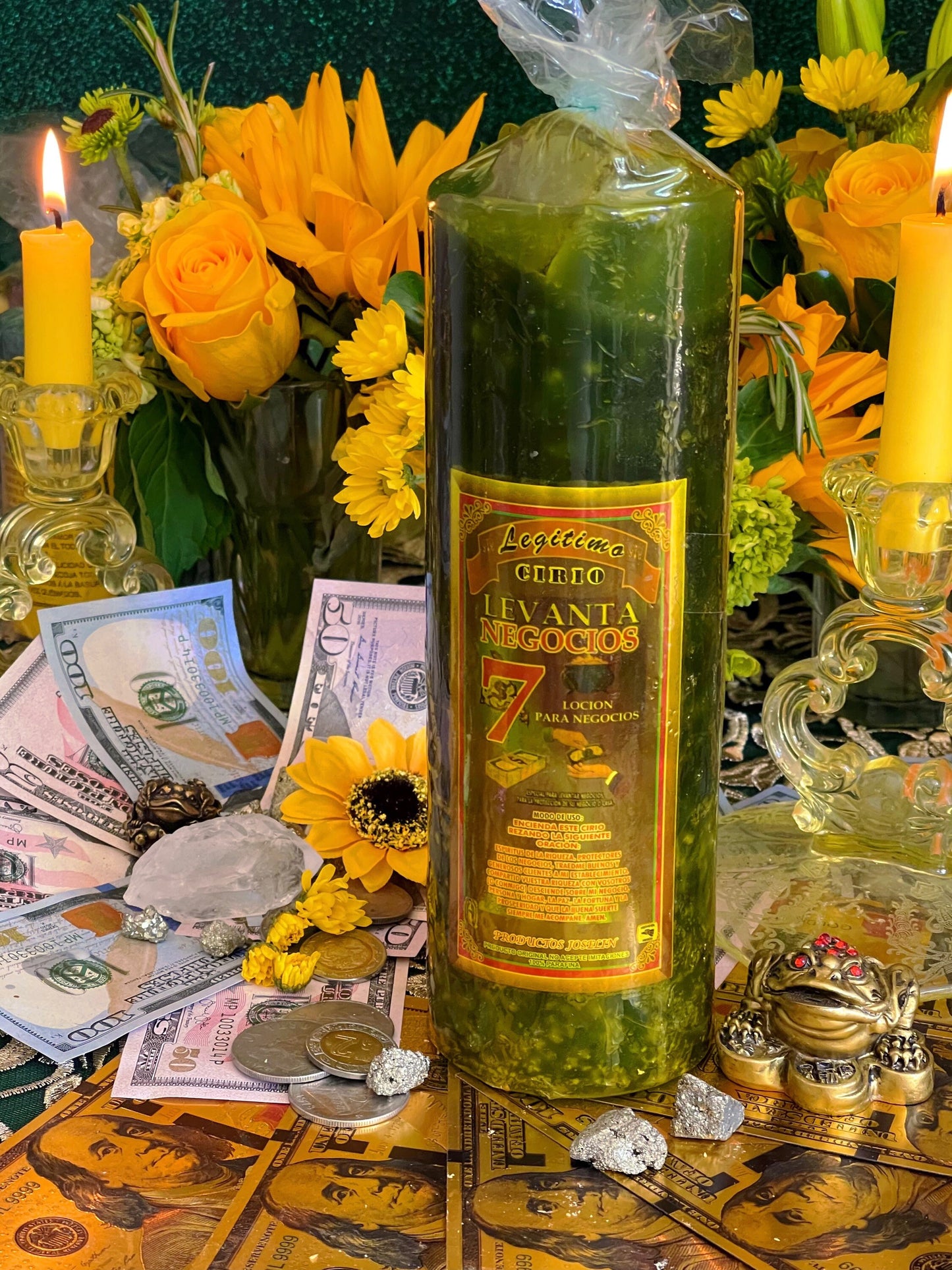 Levanta Negocios Candle + Improve Business + Fixed + Made in Mexico