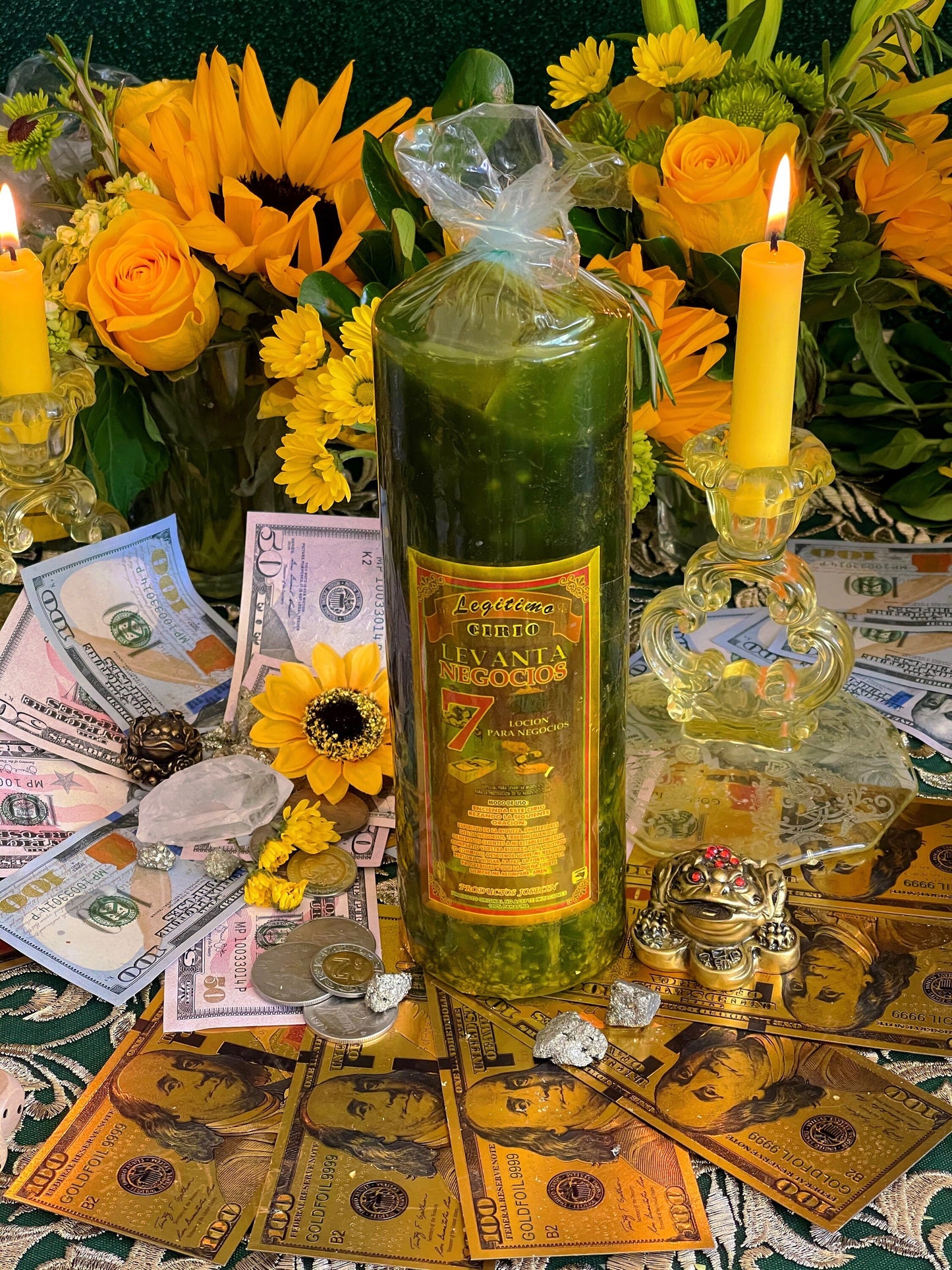 Levanta Negocios Candle + Improve Business + Fixed + Made in Mexico
