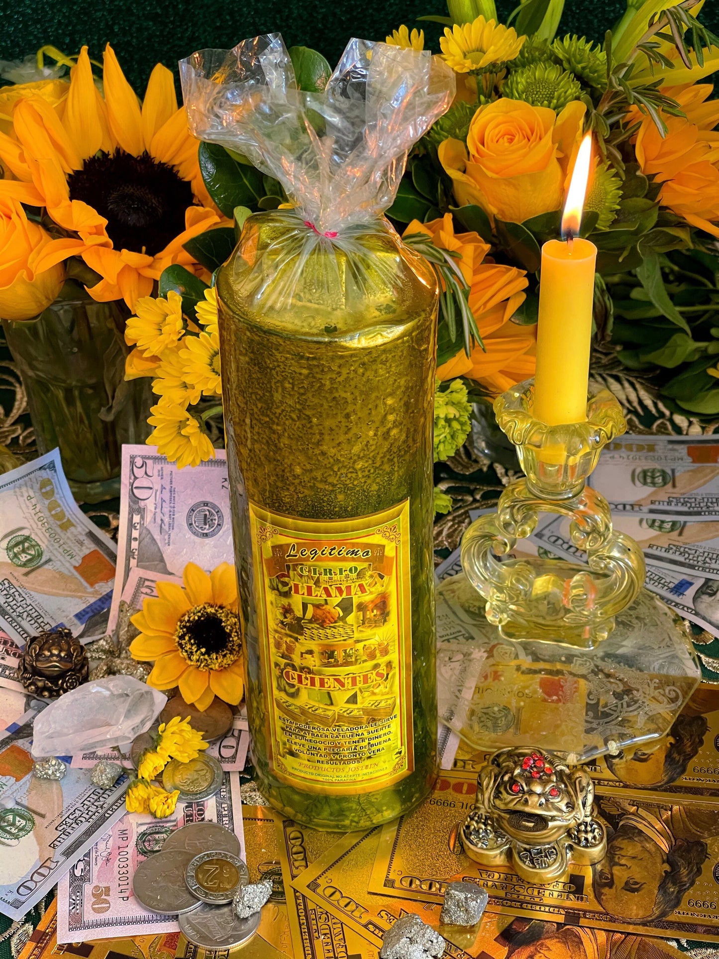 Llama Clientes Candle + Attract Clientes + Fixed + Made in Mexico