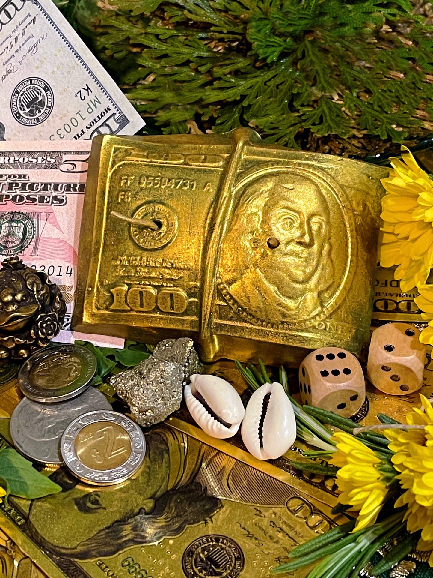 One Hundred Dollar Bill Candle + Money Drawing