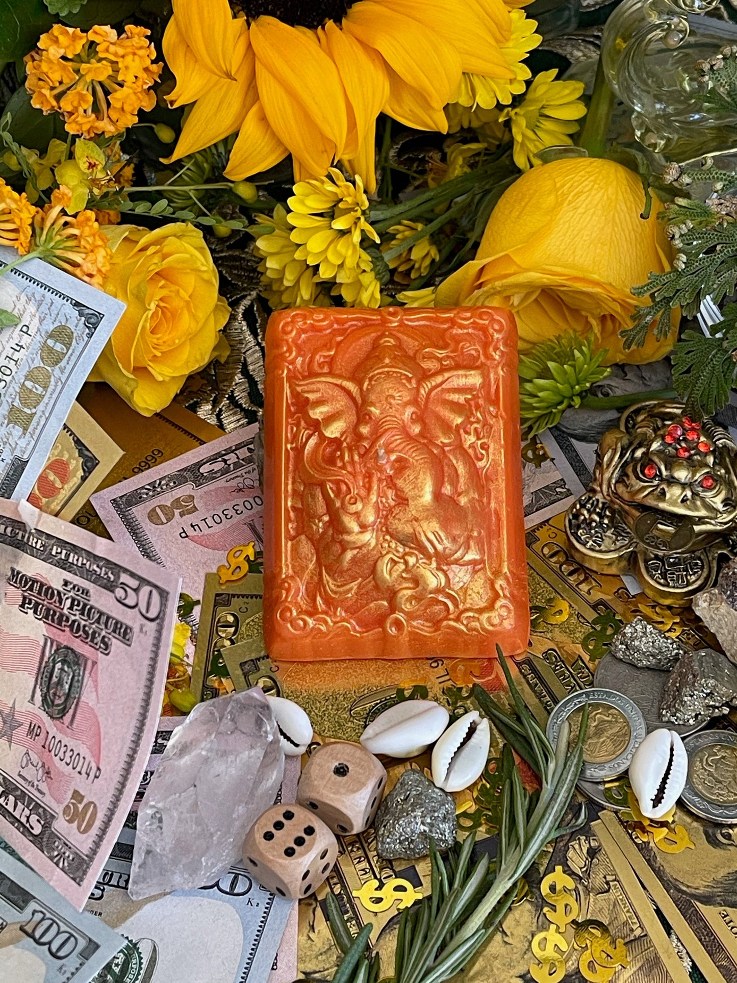 Ganesha Candle + Road Opener + Obstacle Remover