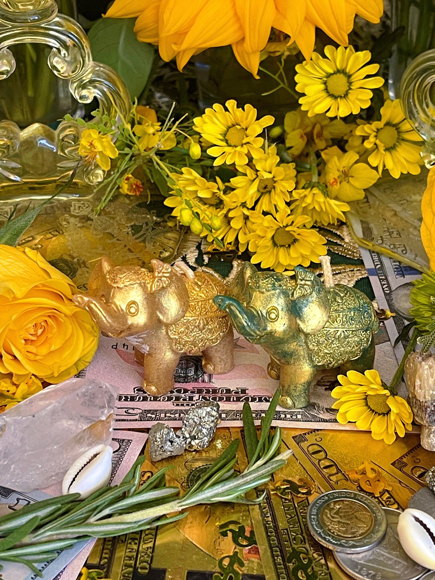 Elephant Candle + Luck + Spirit Guides