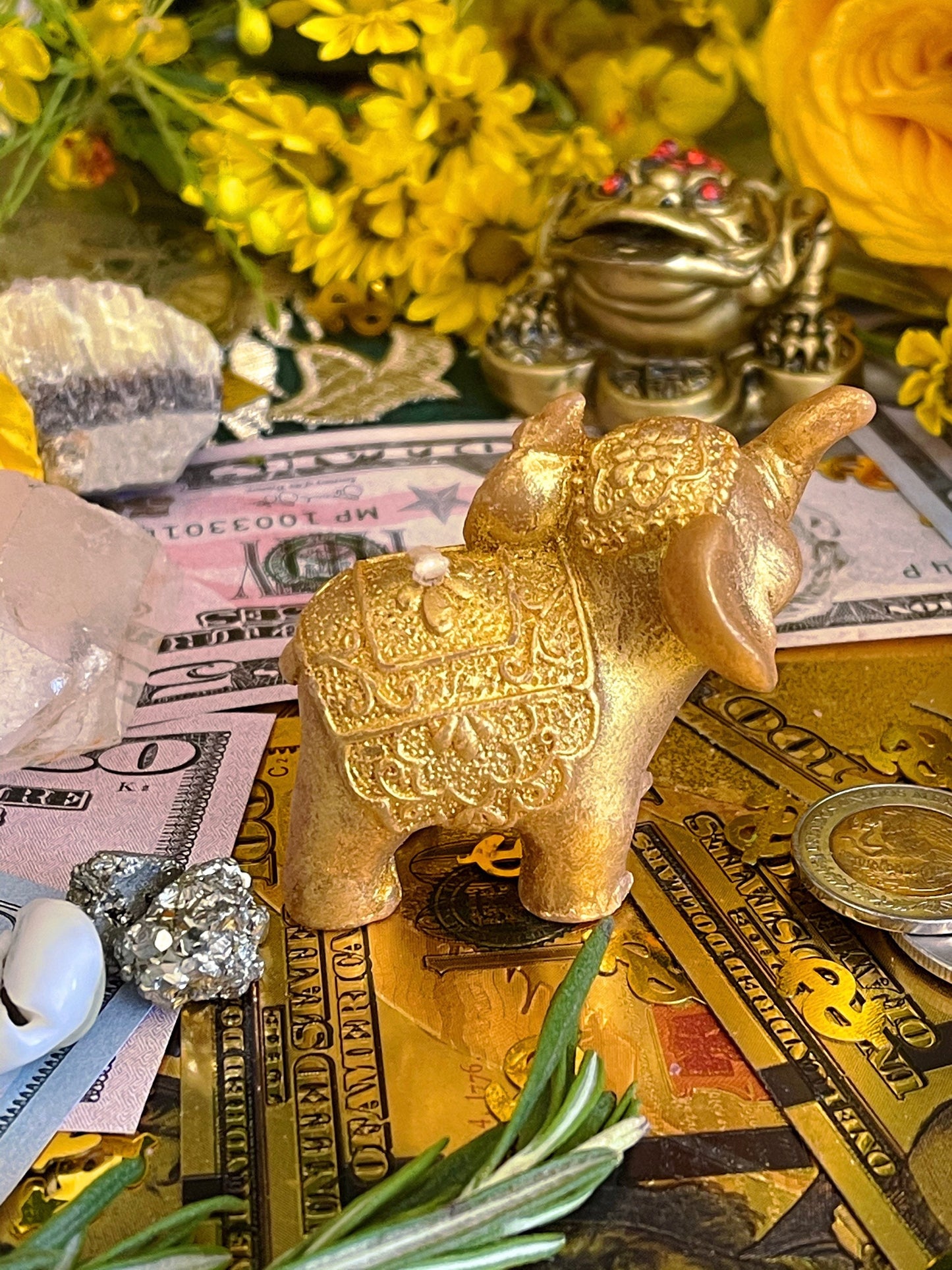 Elephant Candle + Luck + Spirit Guides