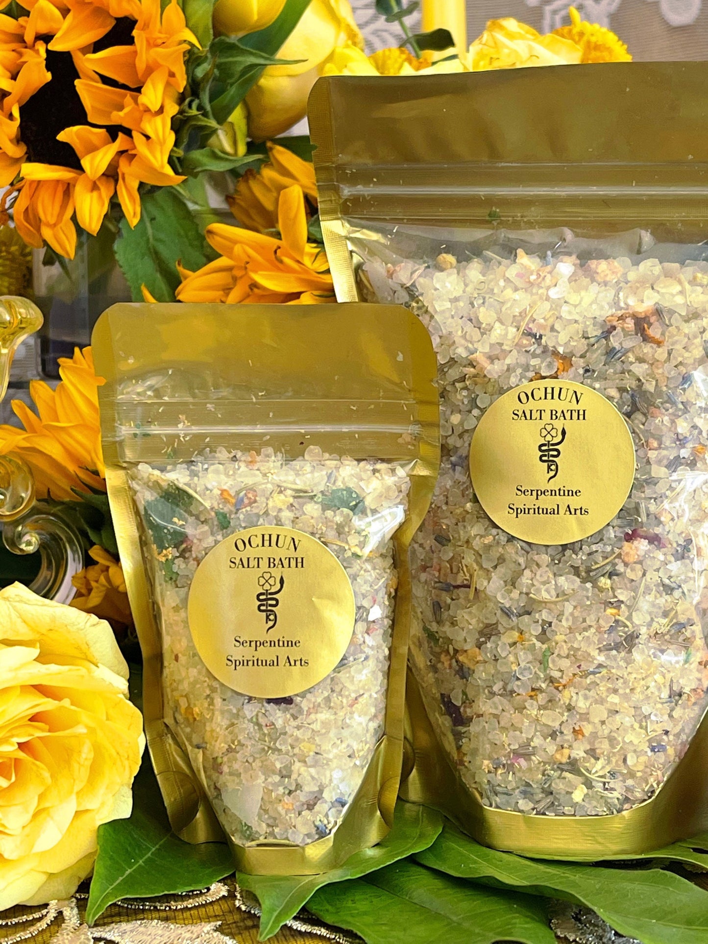 Oshun Bath Soak + African Spirit of Love & Prosperity + Orisha + Santeria + Ifa