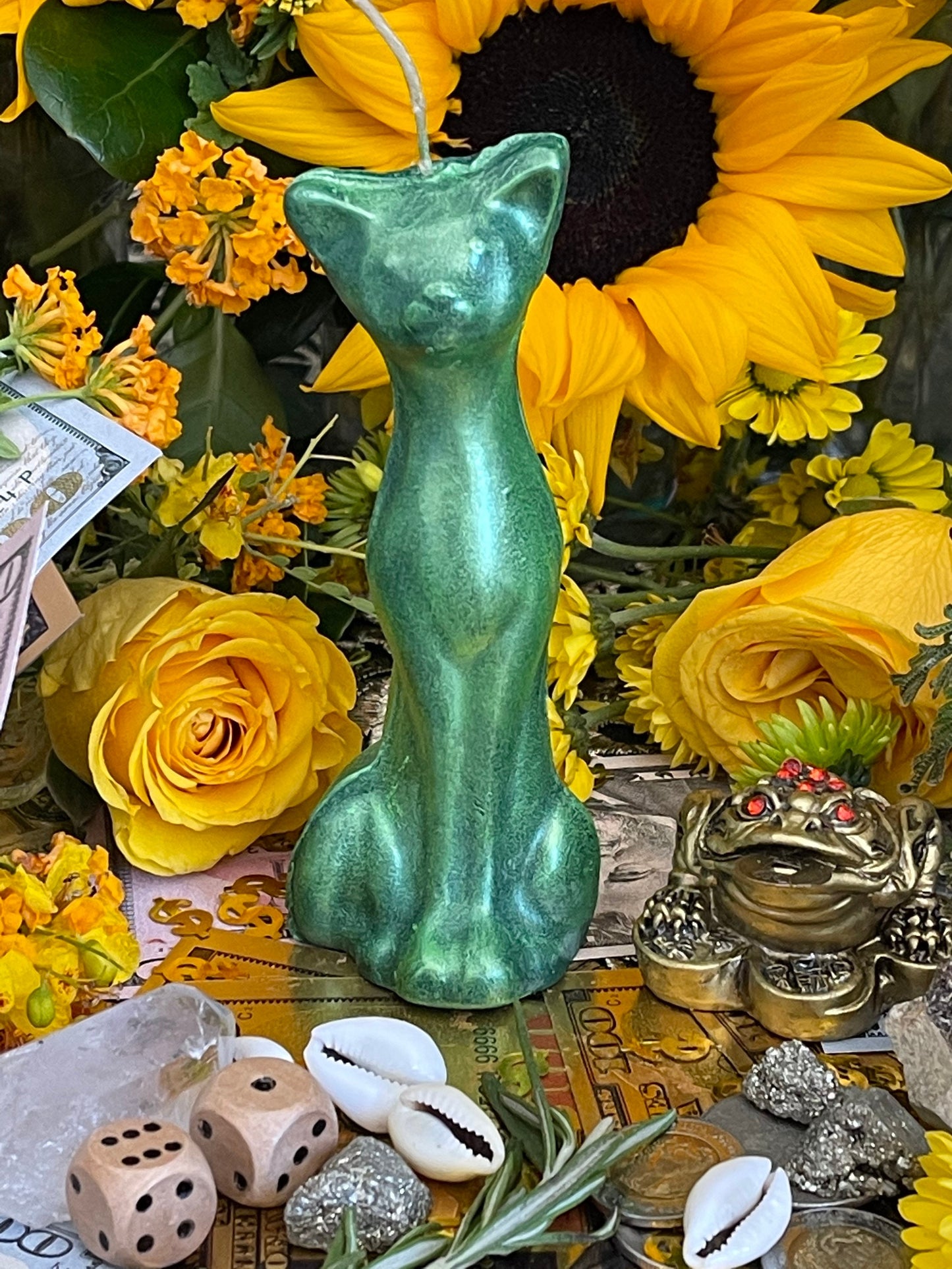 Cat Candle + Hoodoo + Conjure