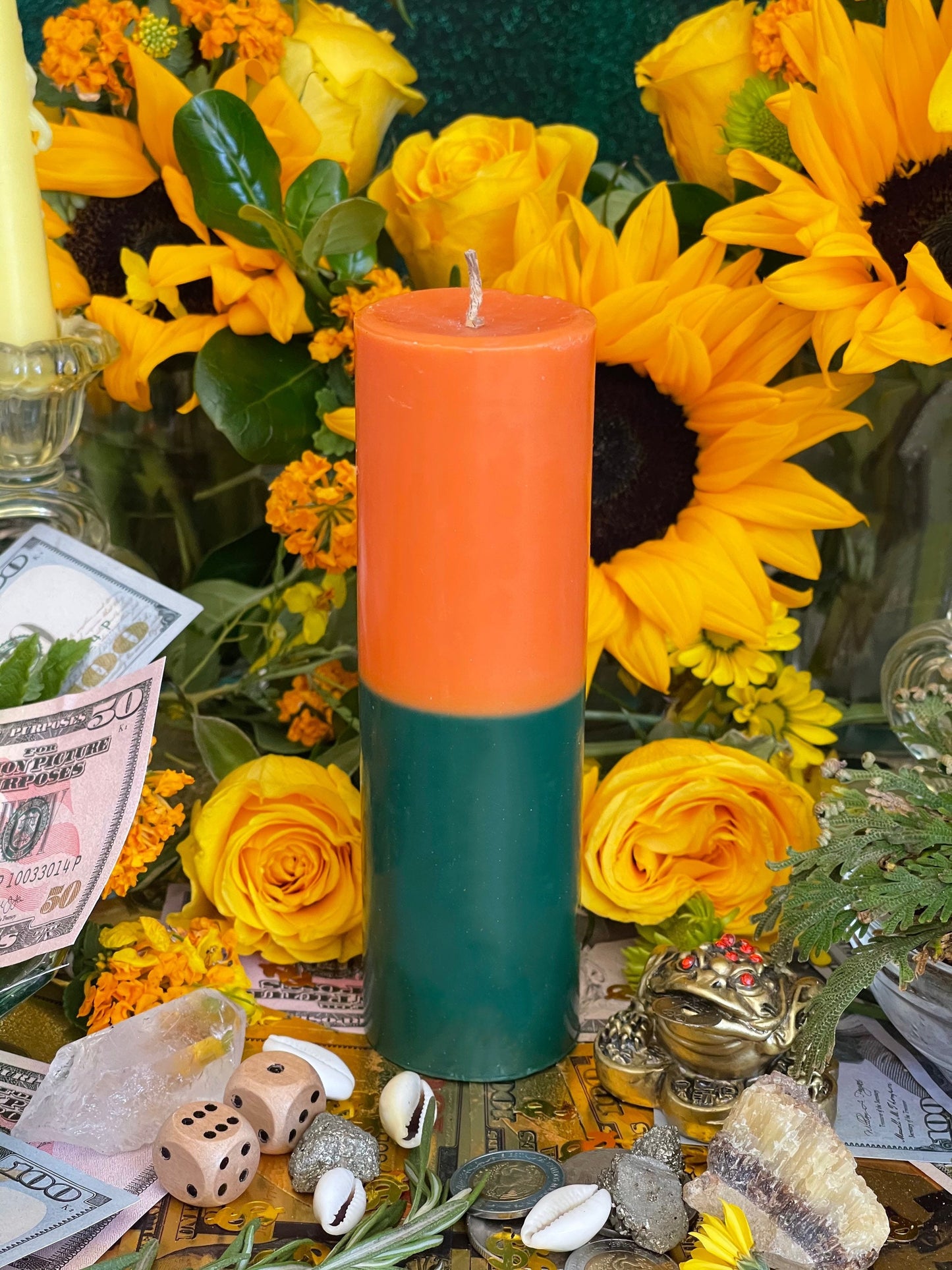 Road Opening Figure and Pillar Candles + Abre Camino