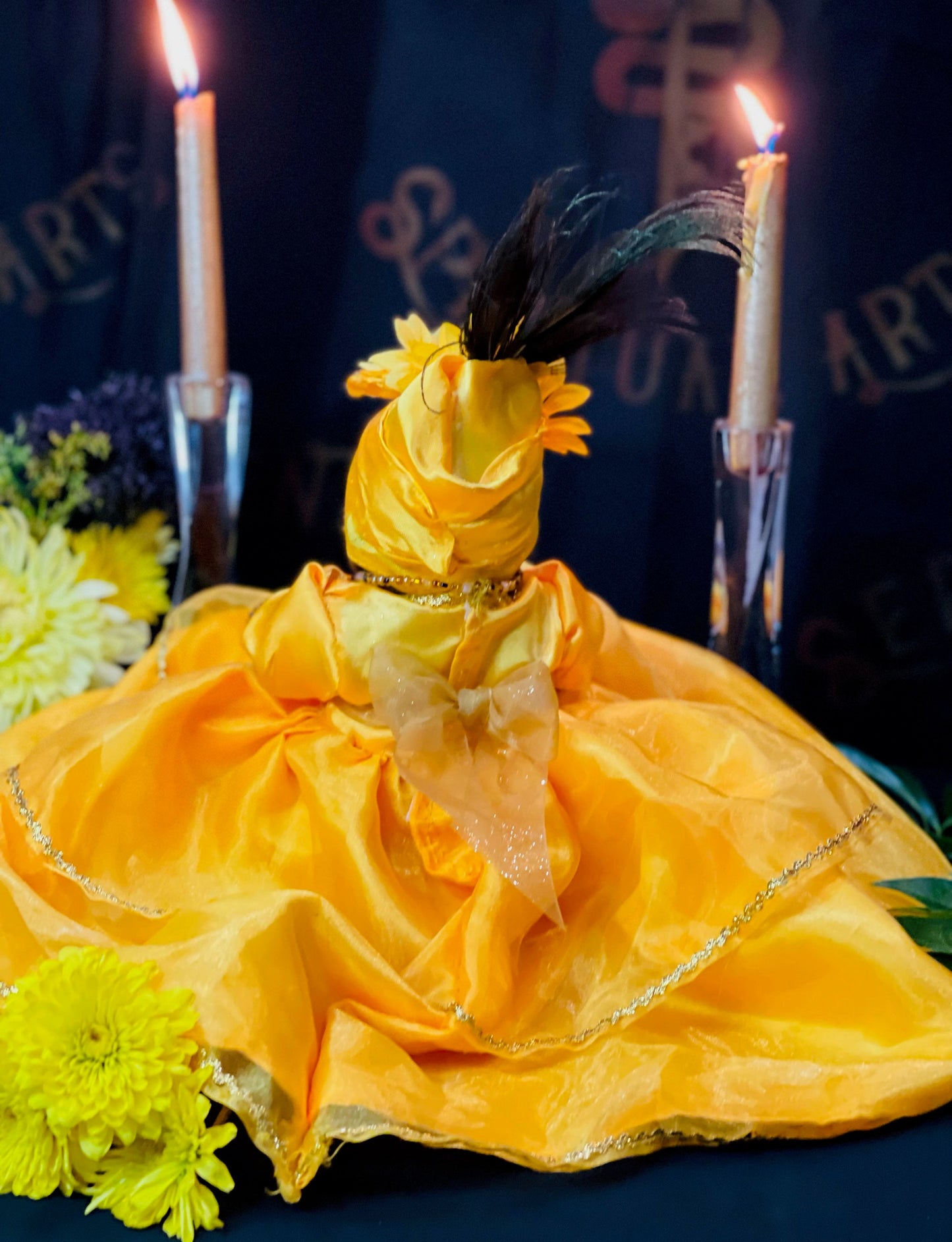 Oshun Doll + African Spirit of Love & Prosperity + Ochun + Orisha + Santeria + Ifa + Yoruba + Lukumi + Santerismo