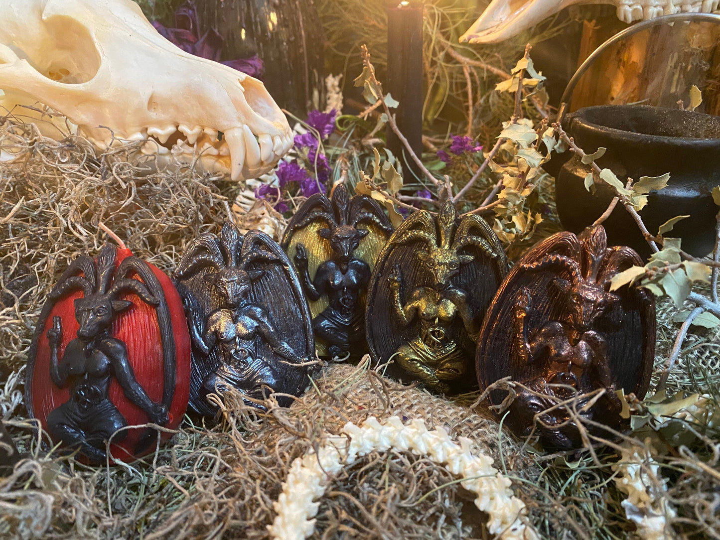 Baphomet Candle + Knights Templar + Ordo Templi Orientis + Satanic