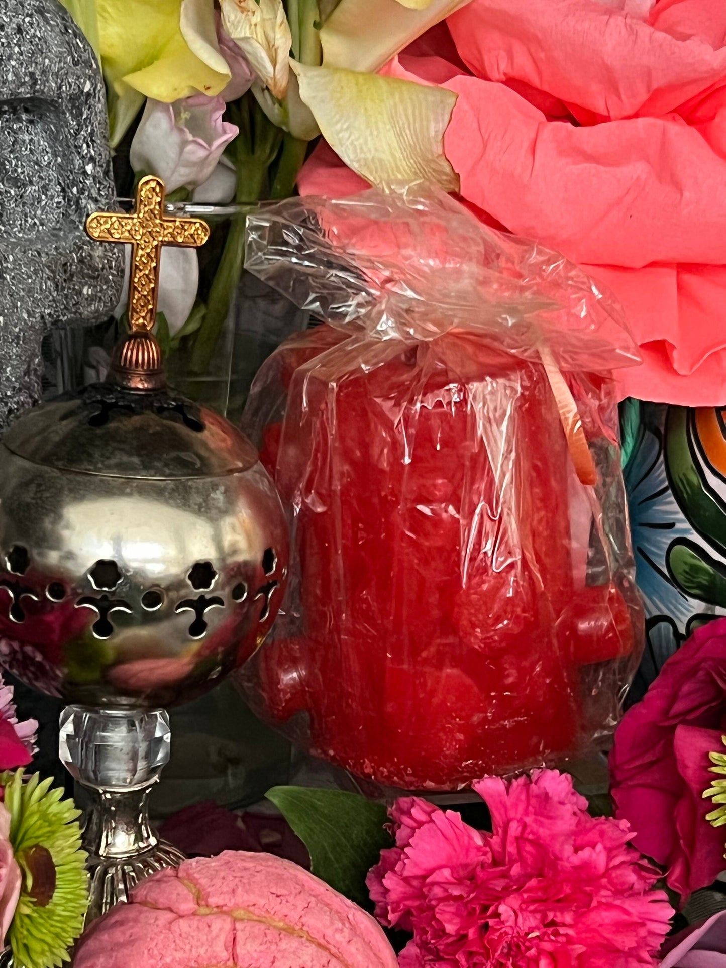 Spell Breaker Candle + Tumba Trabajos + 7 Mechas + Made in Mexico