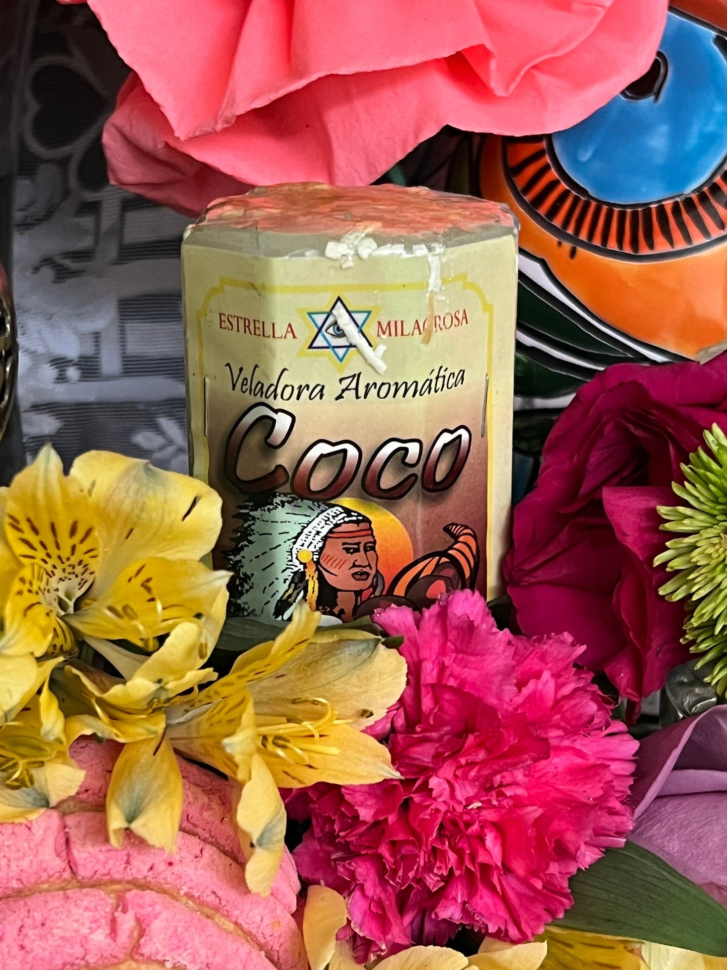 Coco Veladora + Cleansing Candle + Absorbs Negative Energy + Made in Mexico