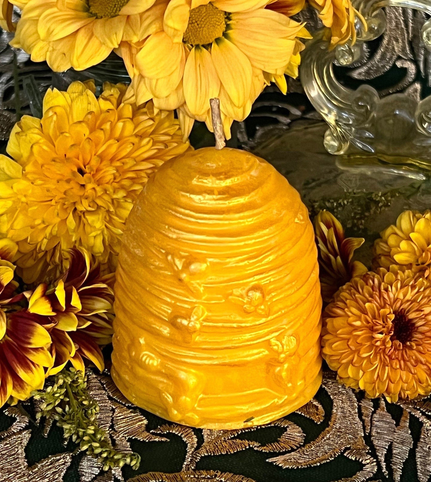 Beehive Candle + Bee Hive + Honey Pot + Oshun / Ochun Offering + Orisha + Santeria + Ifa + Yoruba + Lukumi + Santerismo