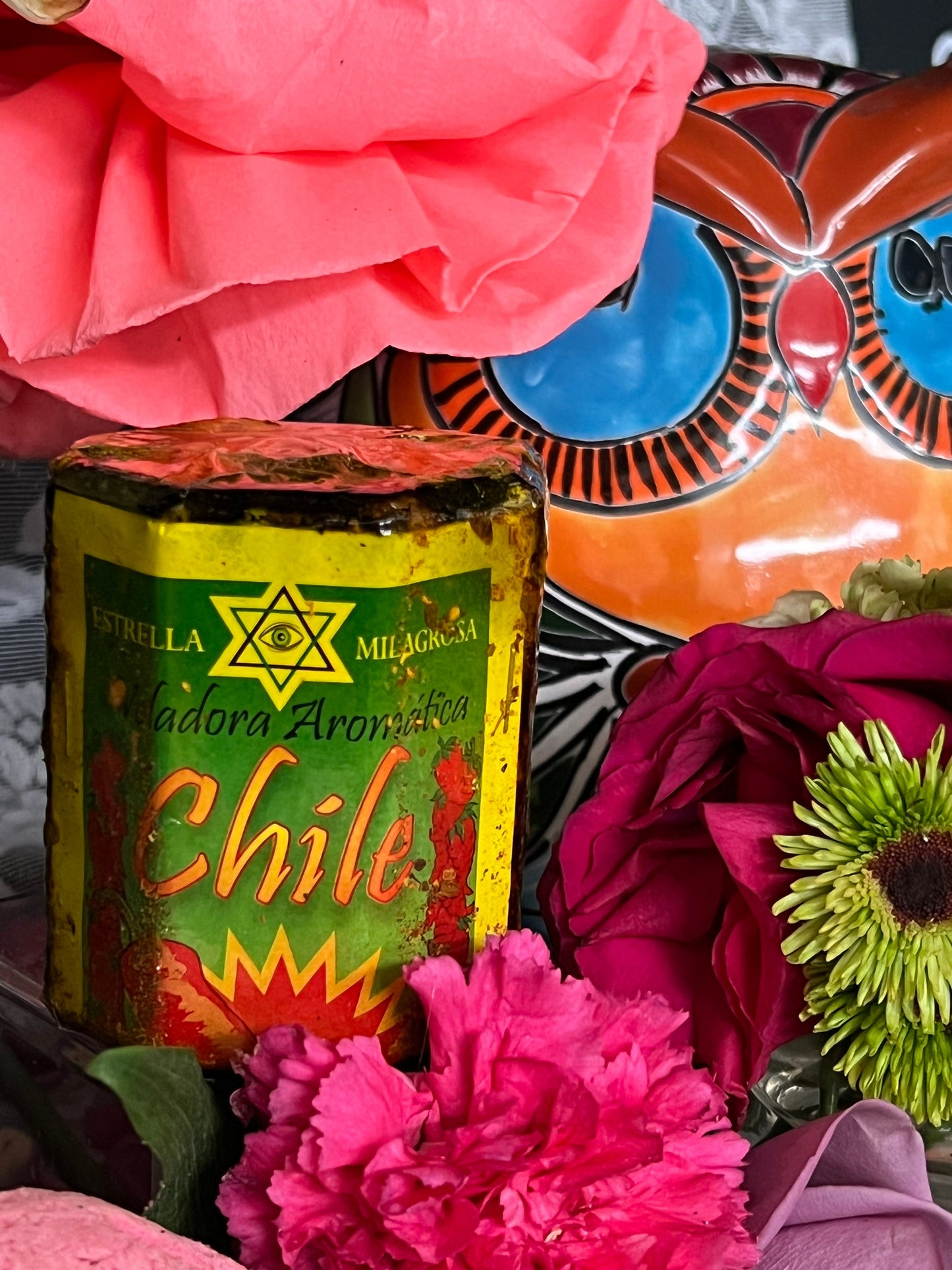 Chile Veladora + Against Enemies Candle + Contra Enemigos + Made in Mexico