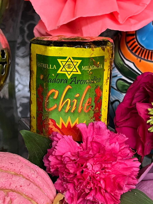 Chile Veladora + Against Enemies Candle + Contra Enemigos + Made in Mexico