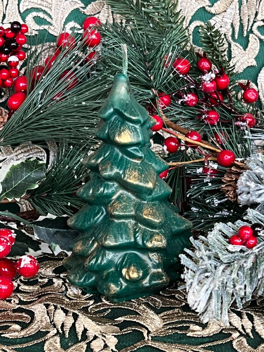 Tree Candle + Evergreen + Yule + Imbolc