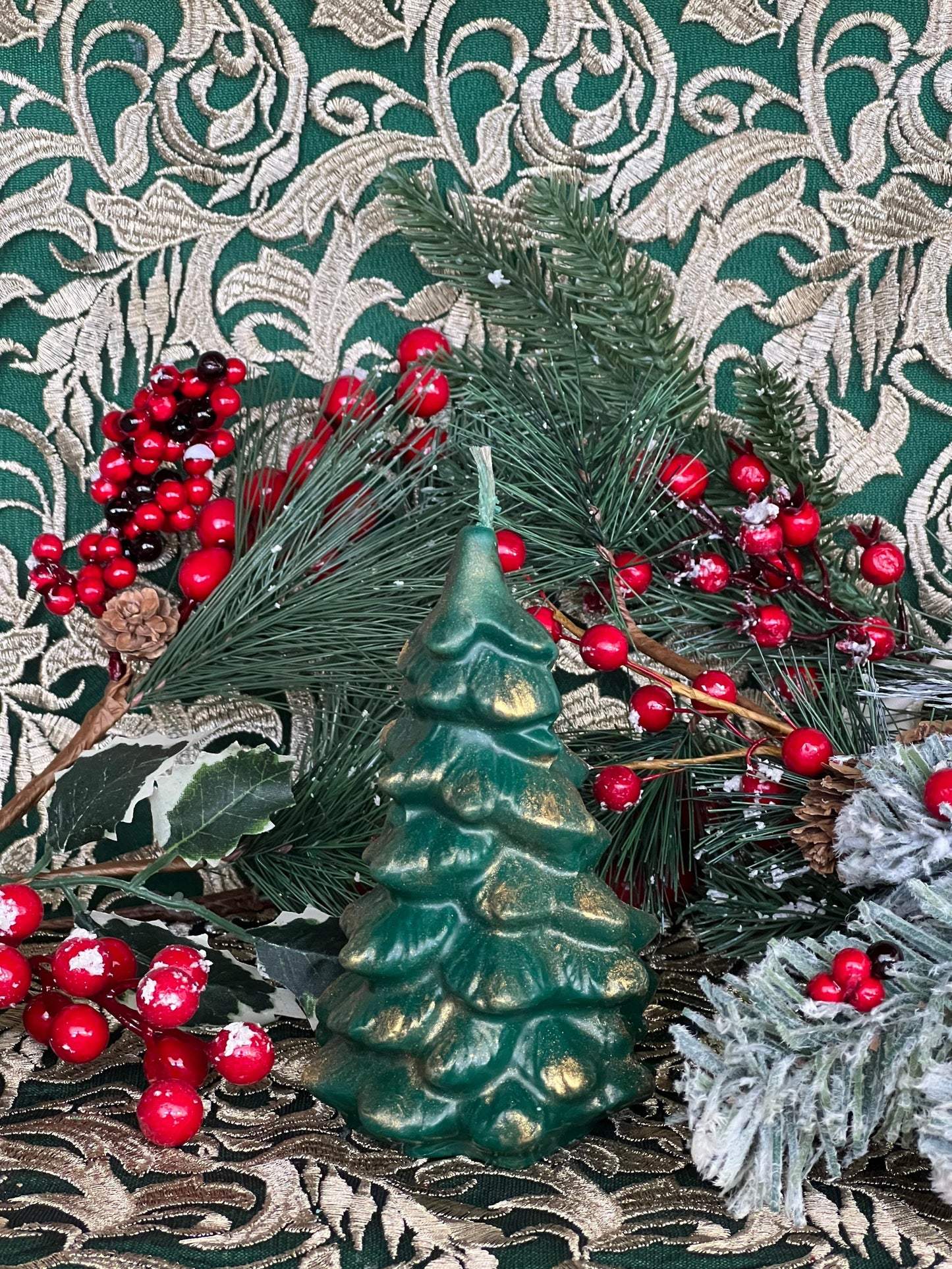 Tree Candle + Evergreen + Yule + Imbolc