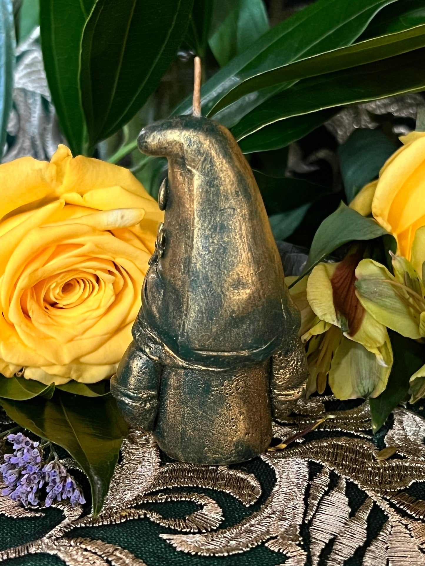 Gnome Candle + Spirits of the Land + Witch + Hand Poured